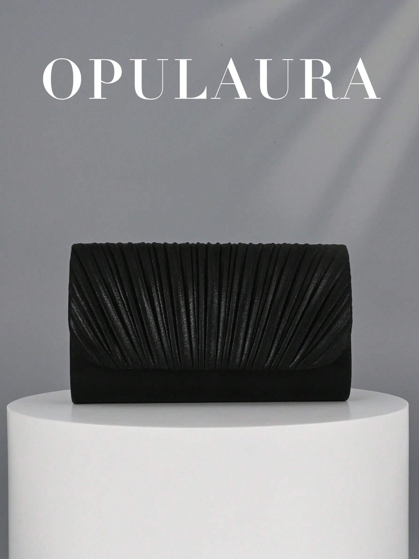 OpulAura mode Sac de soirée brillant et brillant à rabat, sac de soirée de luxe haut de — vue 7