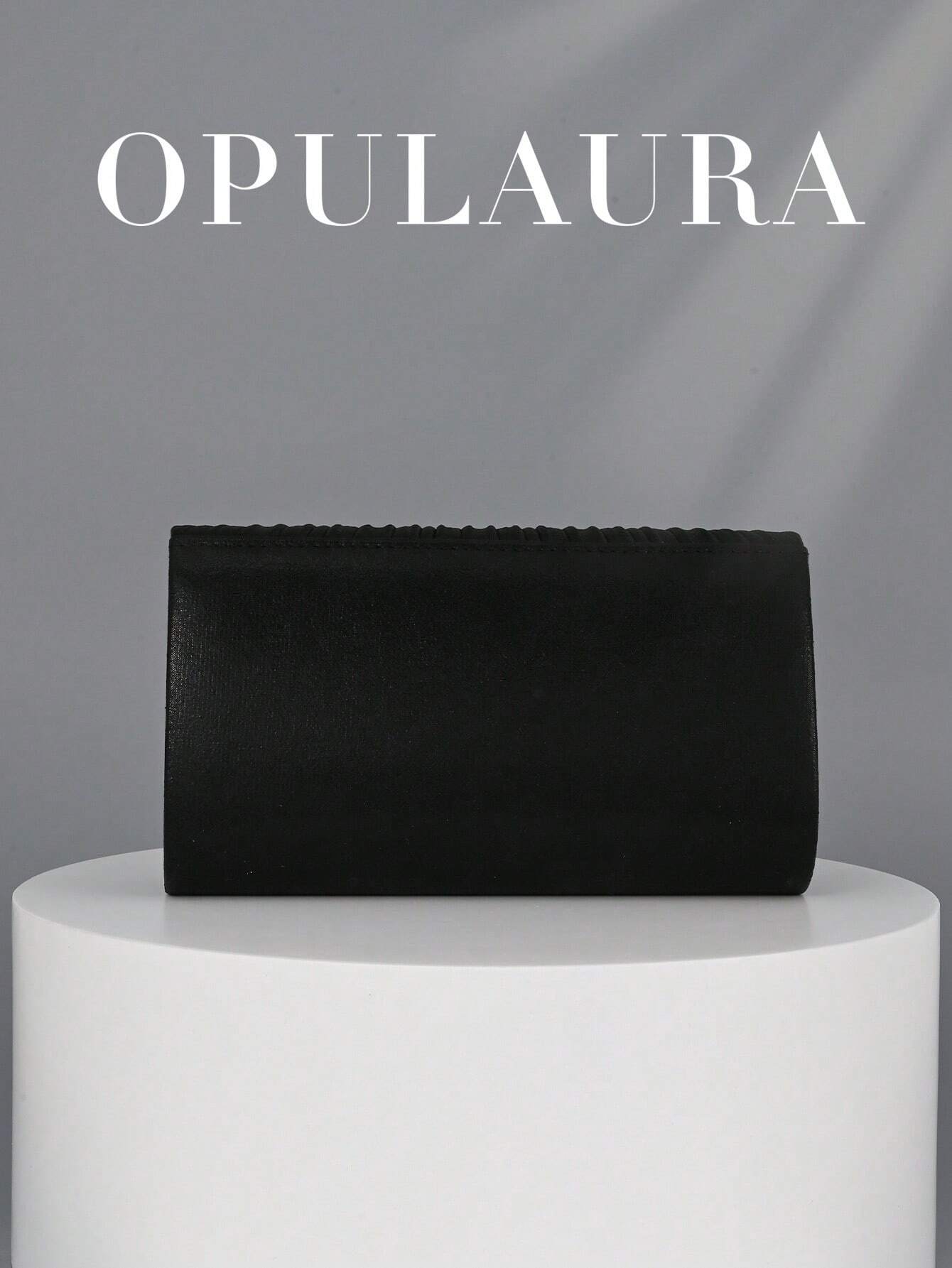 OpulAura mode Sac de soirée brillant et brillant à rabat, sac de soirée de luxe haut de — vue 11