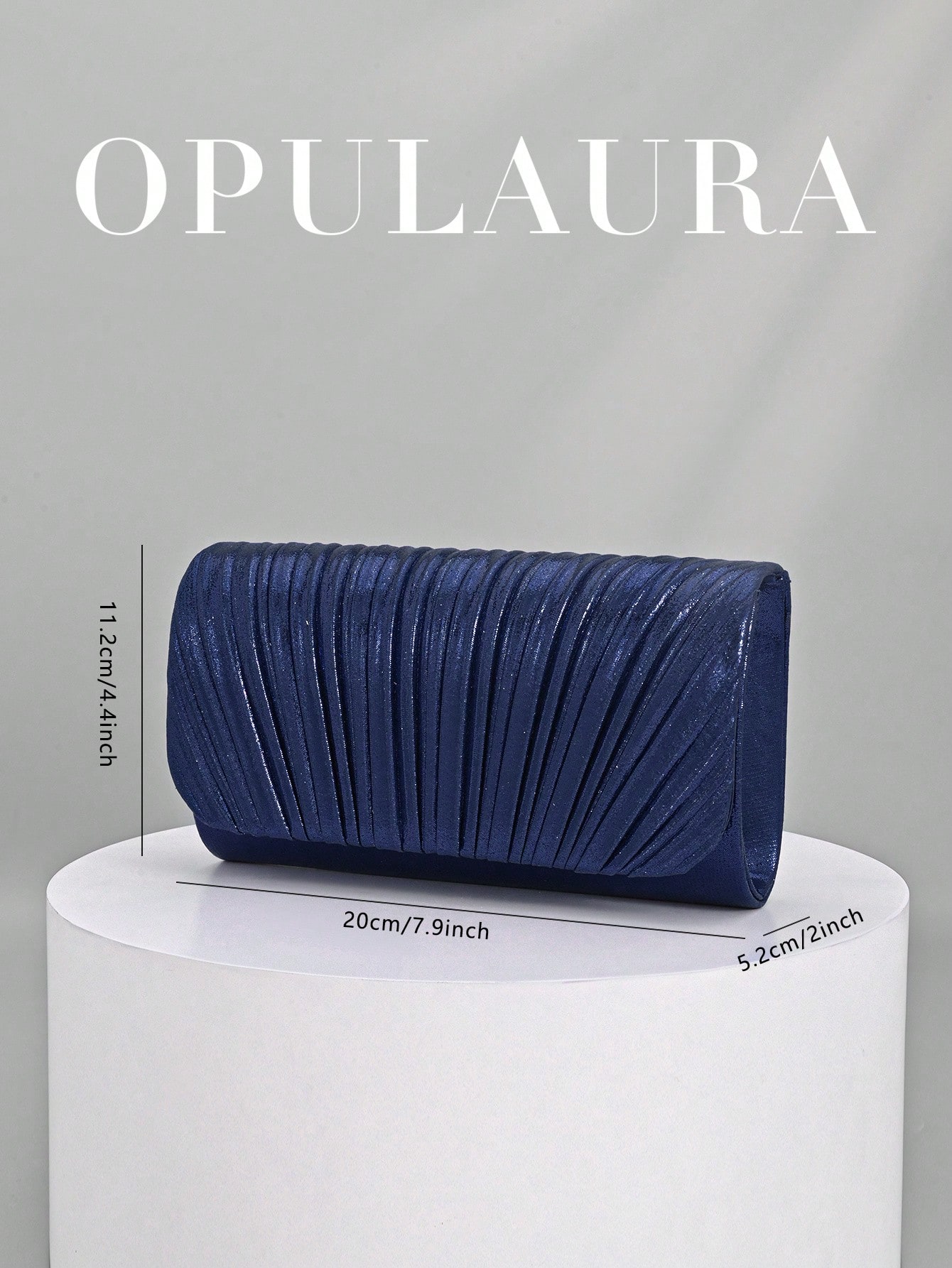 OpulAura mode Sac de soirée brillant et brillant à rabat, sac de soirée de luxe haut de — vue 12