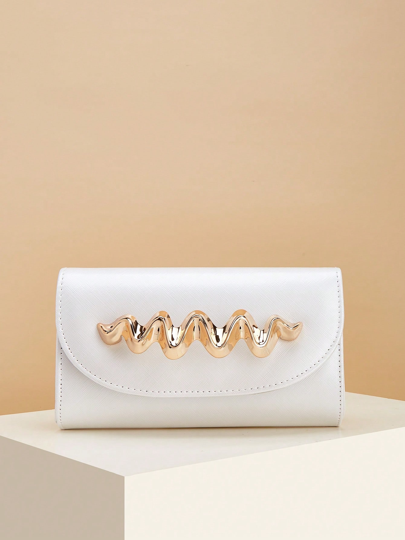 Sac à main de soirée élégant et luxueux pour femmes, en PU avec grand miroir, brillant et — vue 12