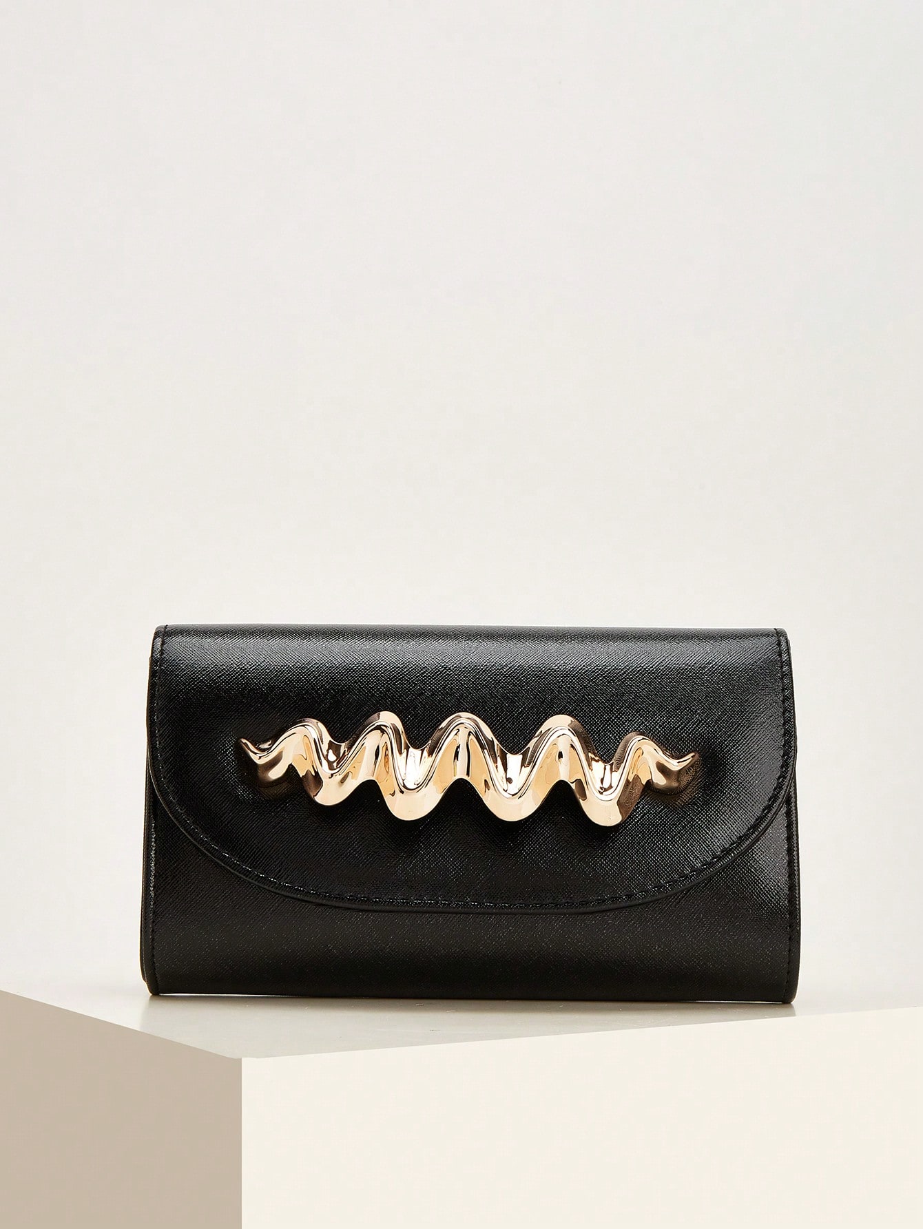 Sac à main de soirée élégant et luxueux pour femmes, en PU avec grand miroir, brillant et — vue 10