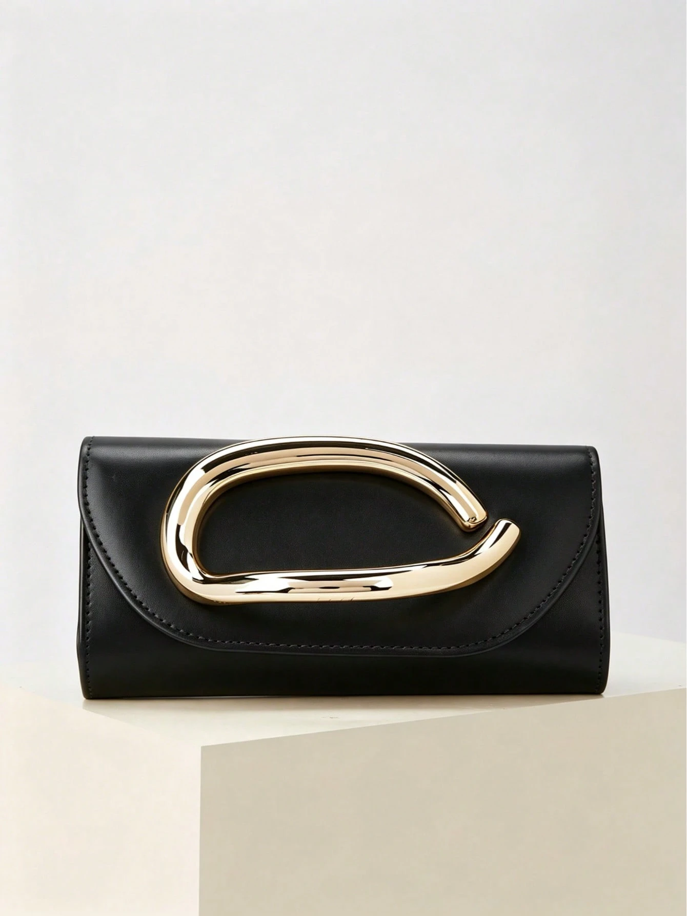 REMANLAND Pochette vintage de couleur unie, mini portefeuille polyvalent, sac à main à la — vue 10