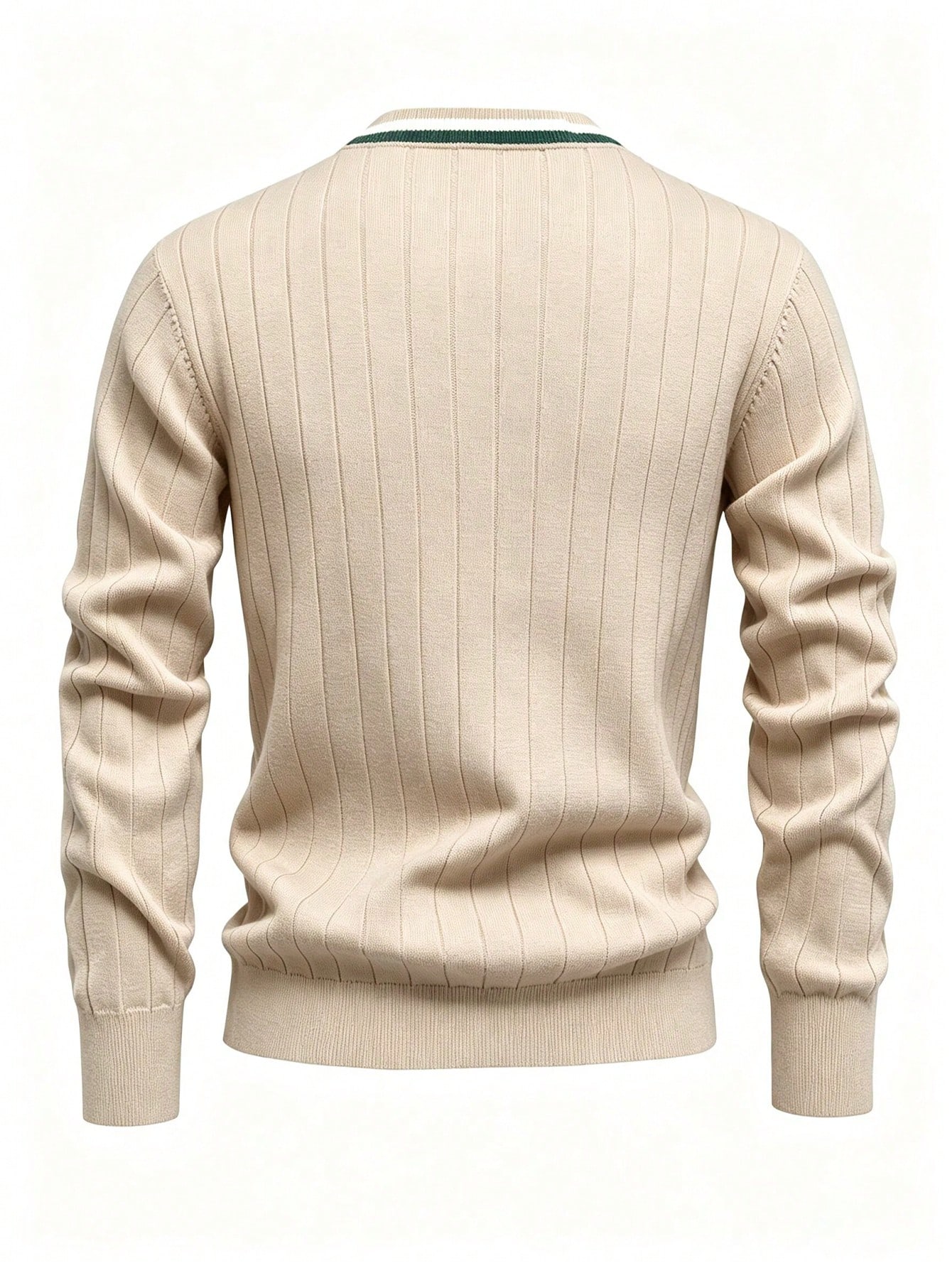 Cardigan à manches longues vintage à motif de pièce de monnaie pour hommes, convient pour — vue 12