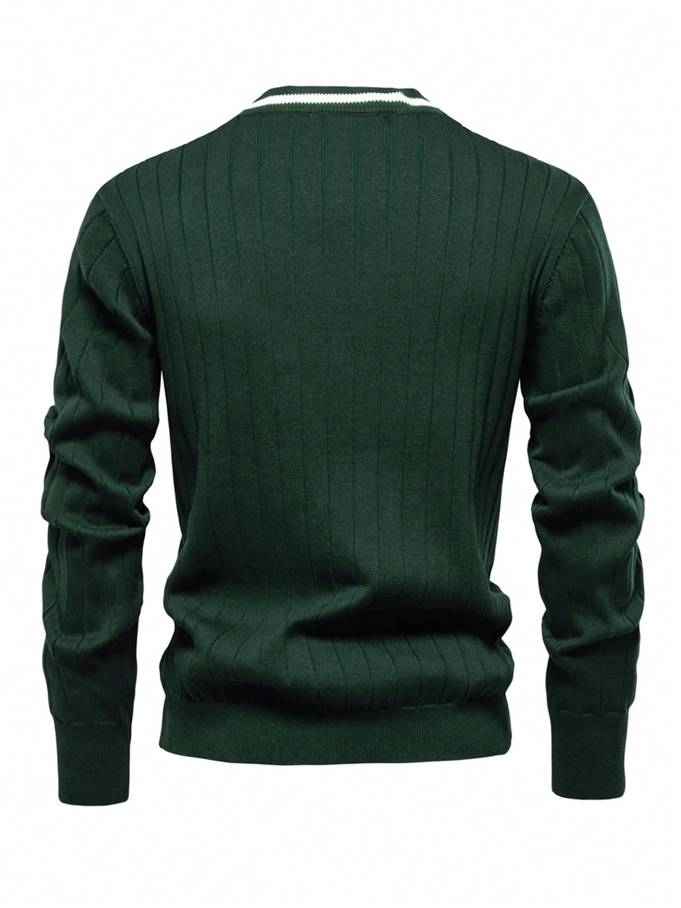 Cardigan à manches longues vintage à motif de pièce de monnaie pour hommes, convient pour — vue 10