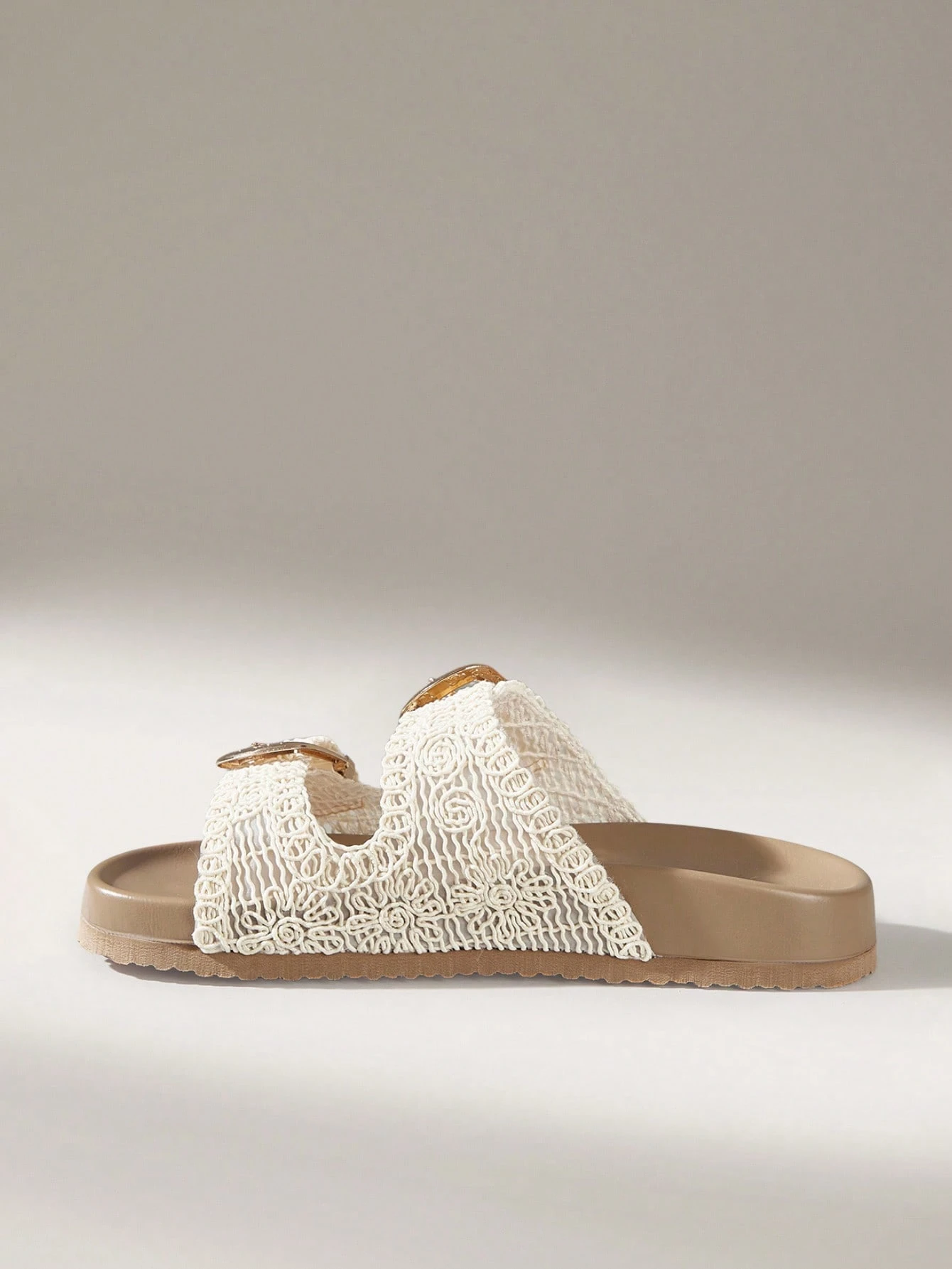 Solecia Sandales plates décontractées à lacets et à bout ouvert pour femmes, de couleur — vue 3