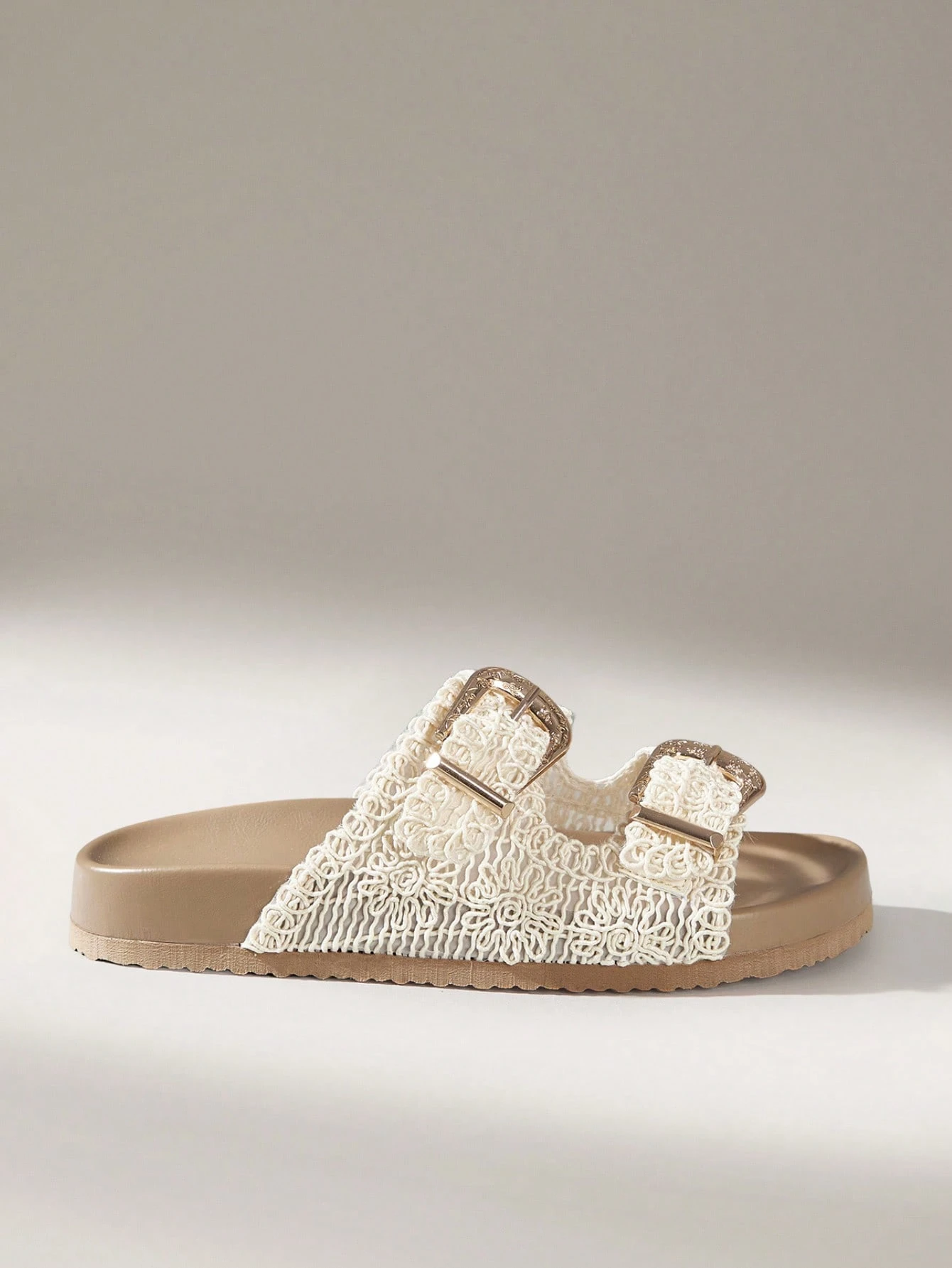 Solecia Sandales plates décontractées à lacets et à bout ouvert pour femmes, de couleur — vue 6