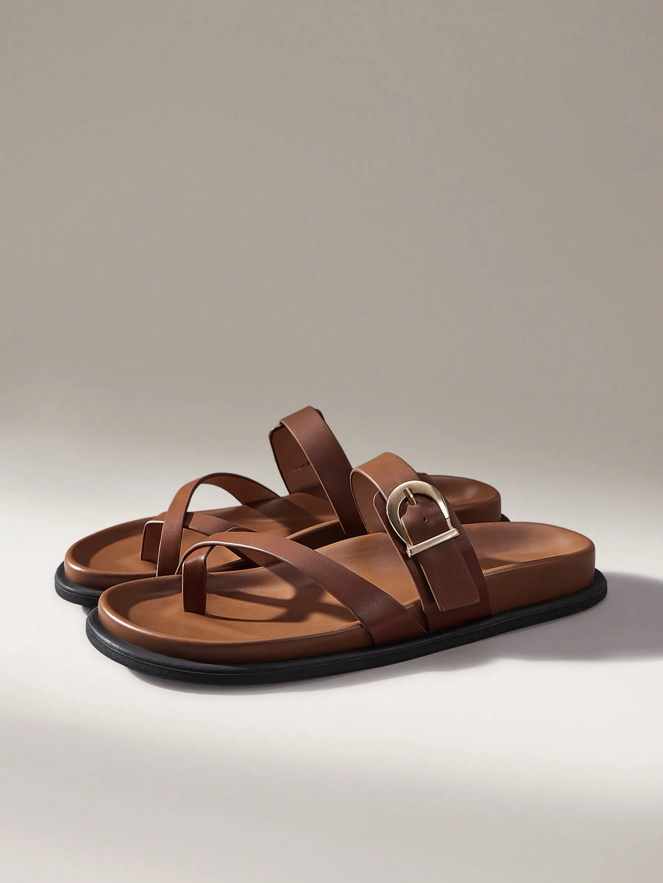 Solecia Chaussures femme, sandales plates de plage confortables bleu clair pour femmes — vue 11