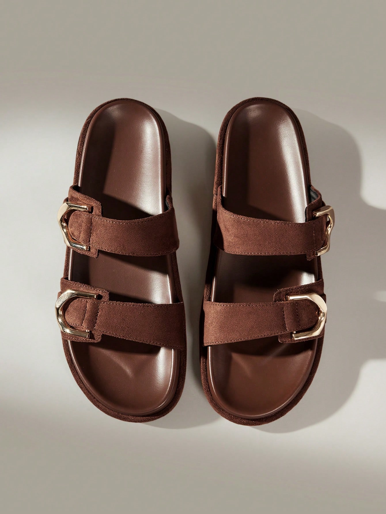 Solecia Chaussures femme, sandales plates de plage confortables bleu clair pour femmes — vue 13