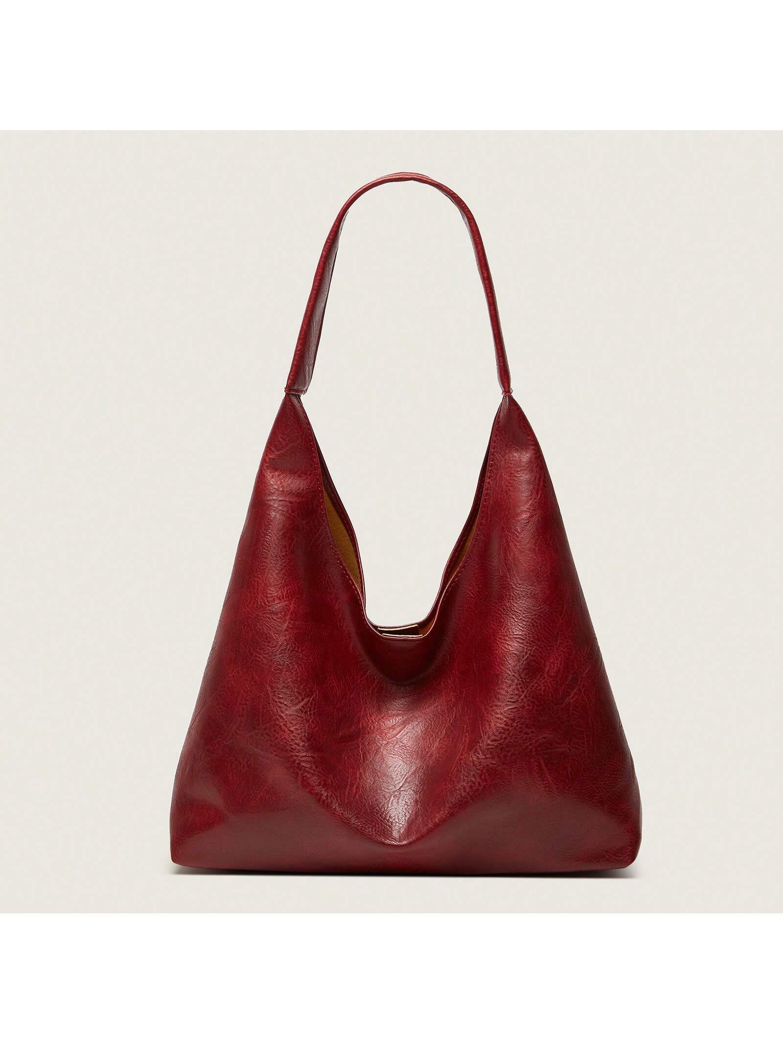 Nouveau sac fourre-tout assorti, sac à main sac à bandoulière vintage simple, grand sac — vue 4