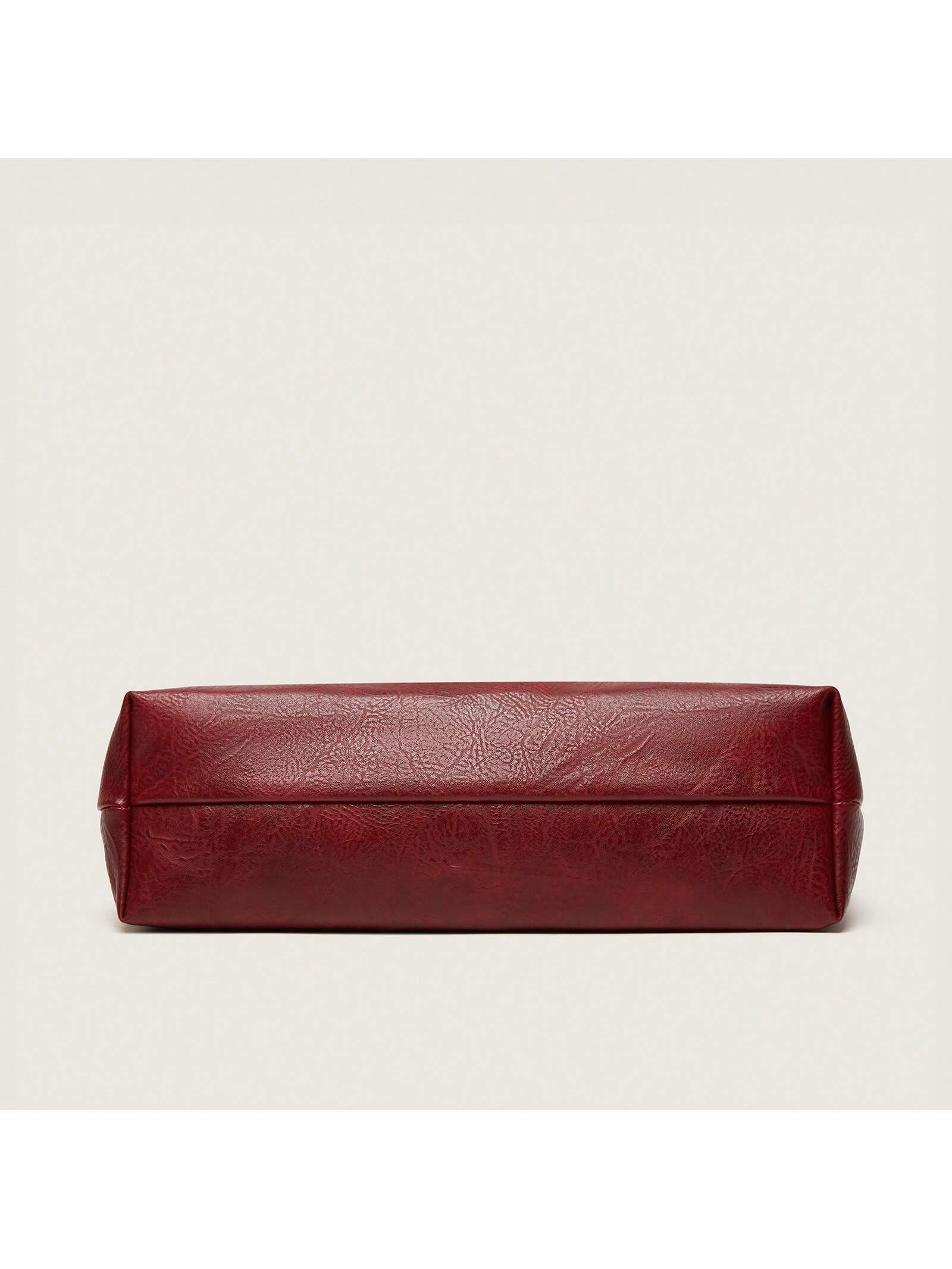 Nouveau sac fourre-tout assorti, sac à main sac à bandoulière vintage simple, grand sac — vue 5