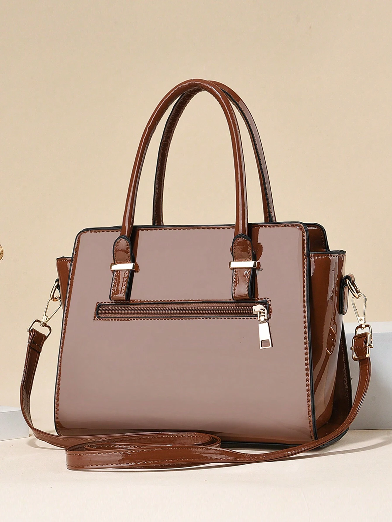 /Set Sac à bandoulière à la mode, Sac à bandoulière élégant de grande capacité, Sac à — vue 7