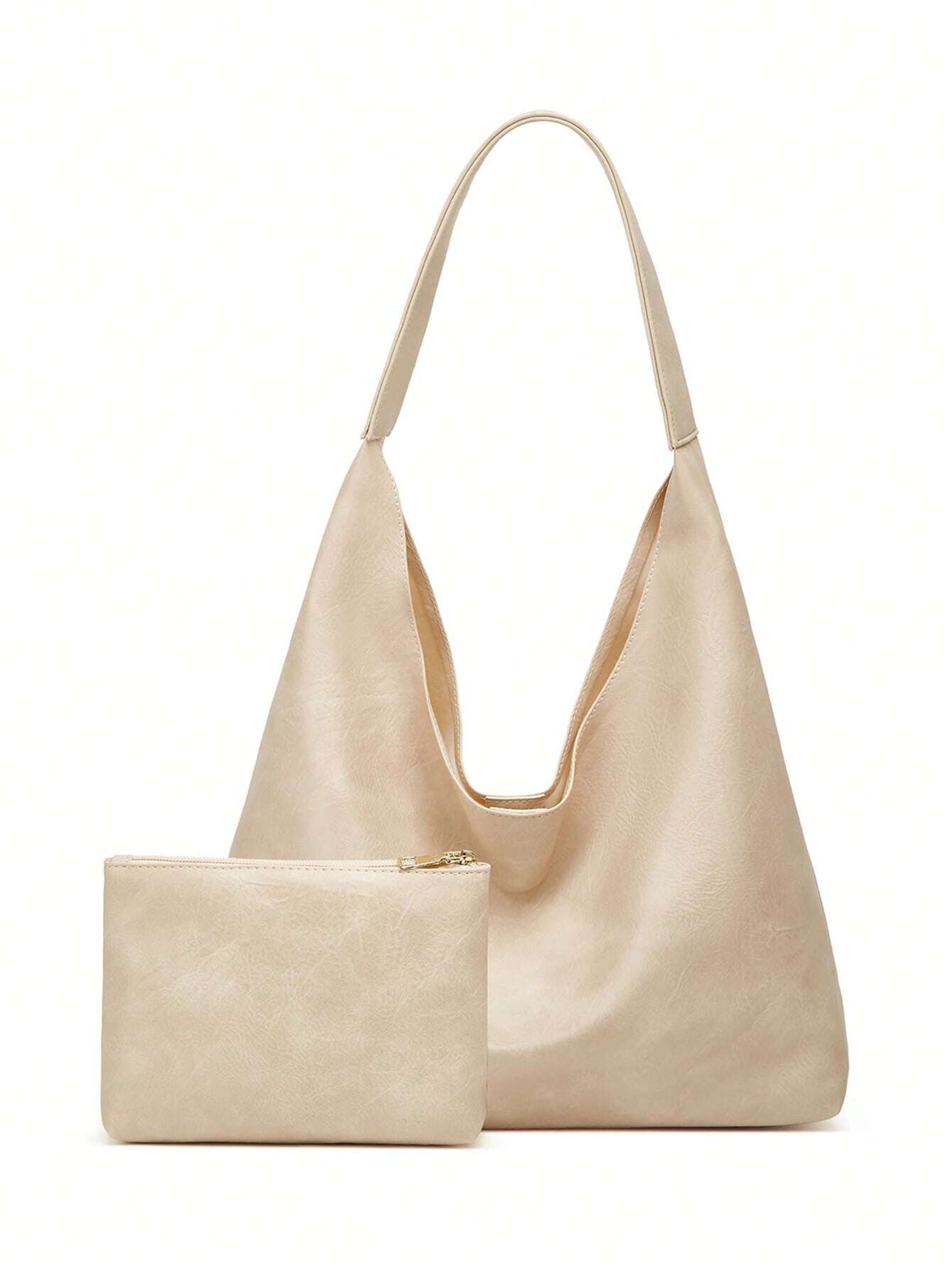 Nouveau sac fourre-tout assorti, sac à main sac à bandoulière vintage simple, grand sac — vue 7