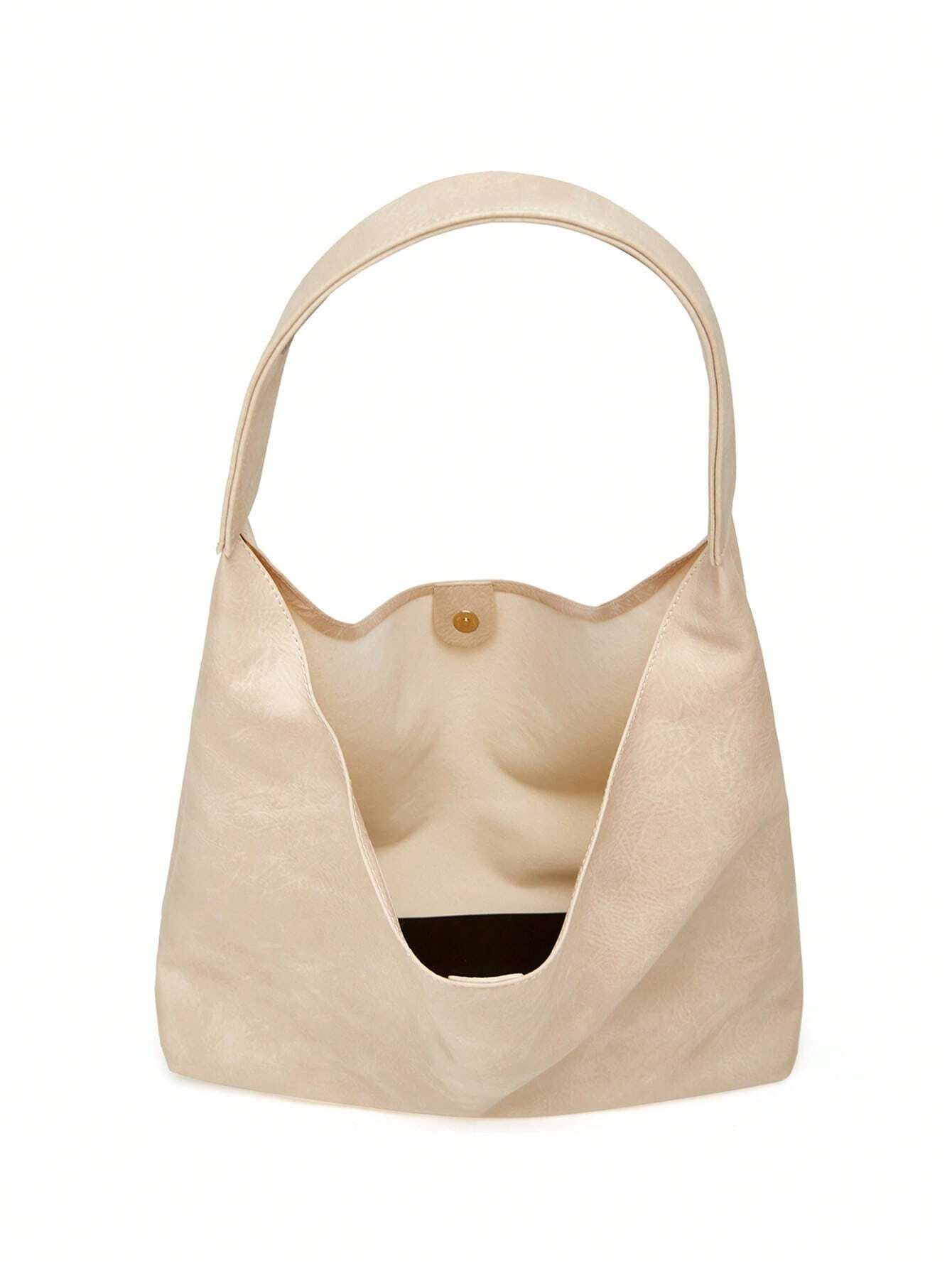 Nouveau sac fourre-tout assorti, sac à main sac à bandoulière vintage simple, grand sac — vue 10