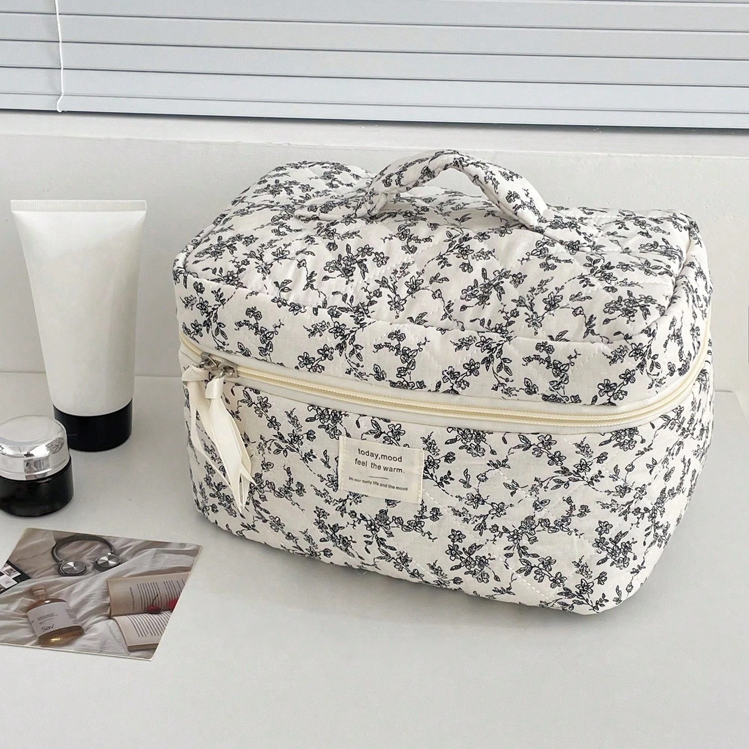 Ensemble de sacs de maquillage, Sac de maquillage matelassé, Ensemble de sacs de — vue 4