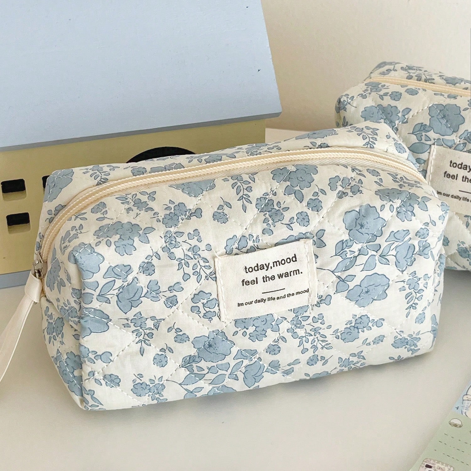 Ensemble de sacs de maquillage, Sac de maquillage matelassé, Ensemble de sacs de — vue 8