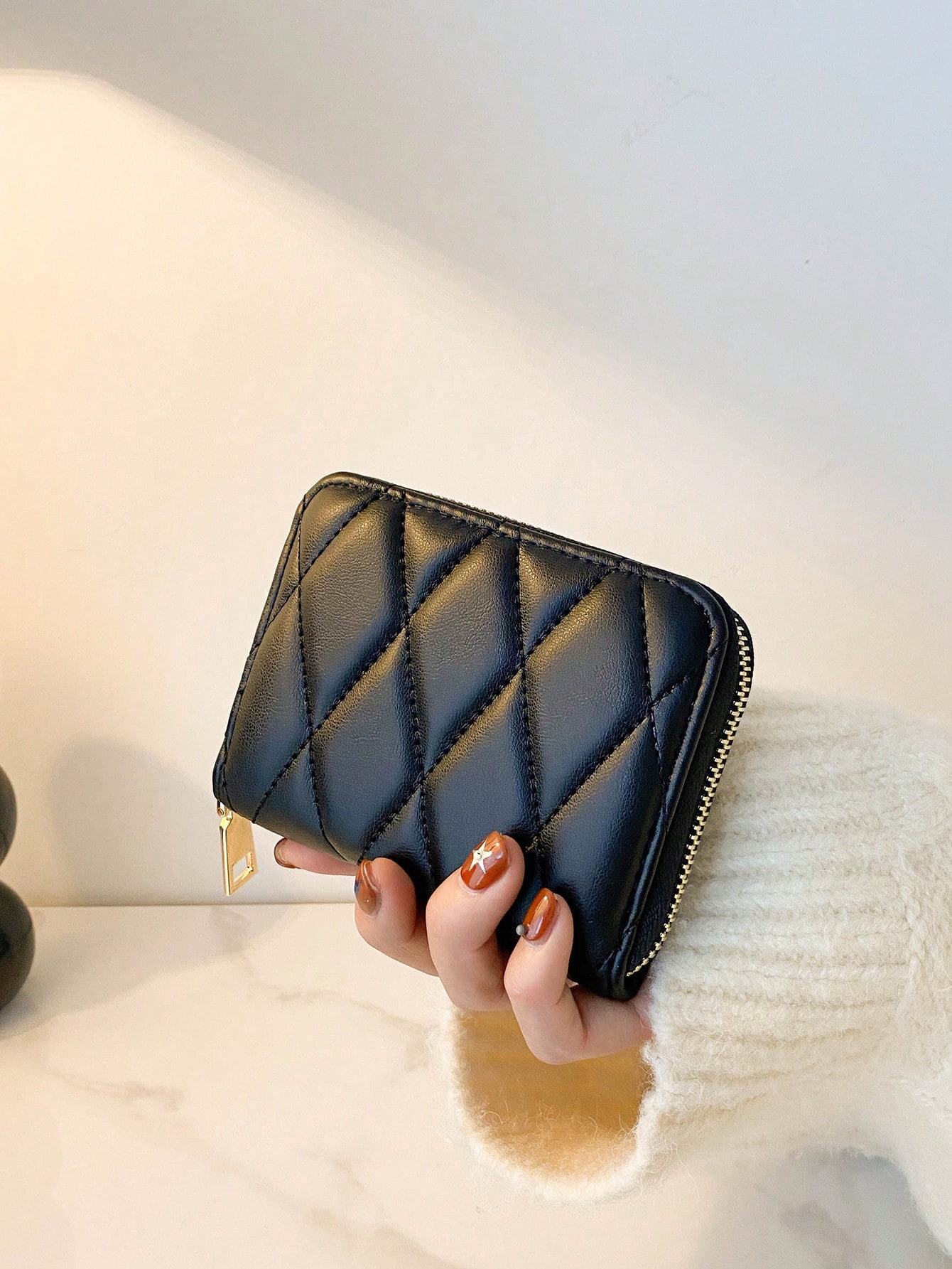 Portefeuille polyvalent à la mode pour femmes, pochette, porte-cartes de visite,
