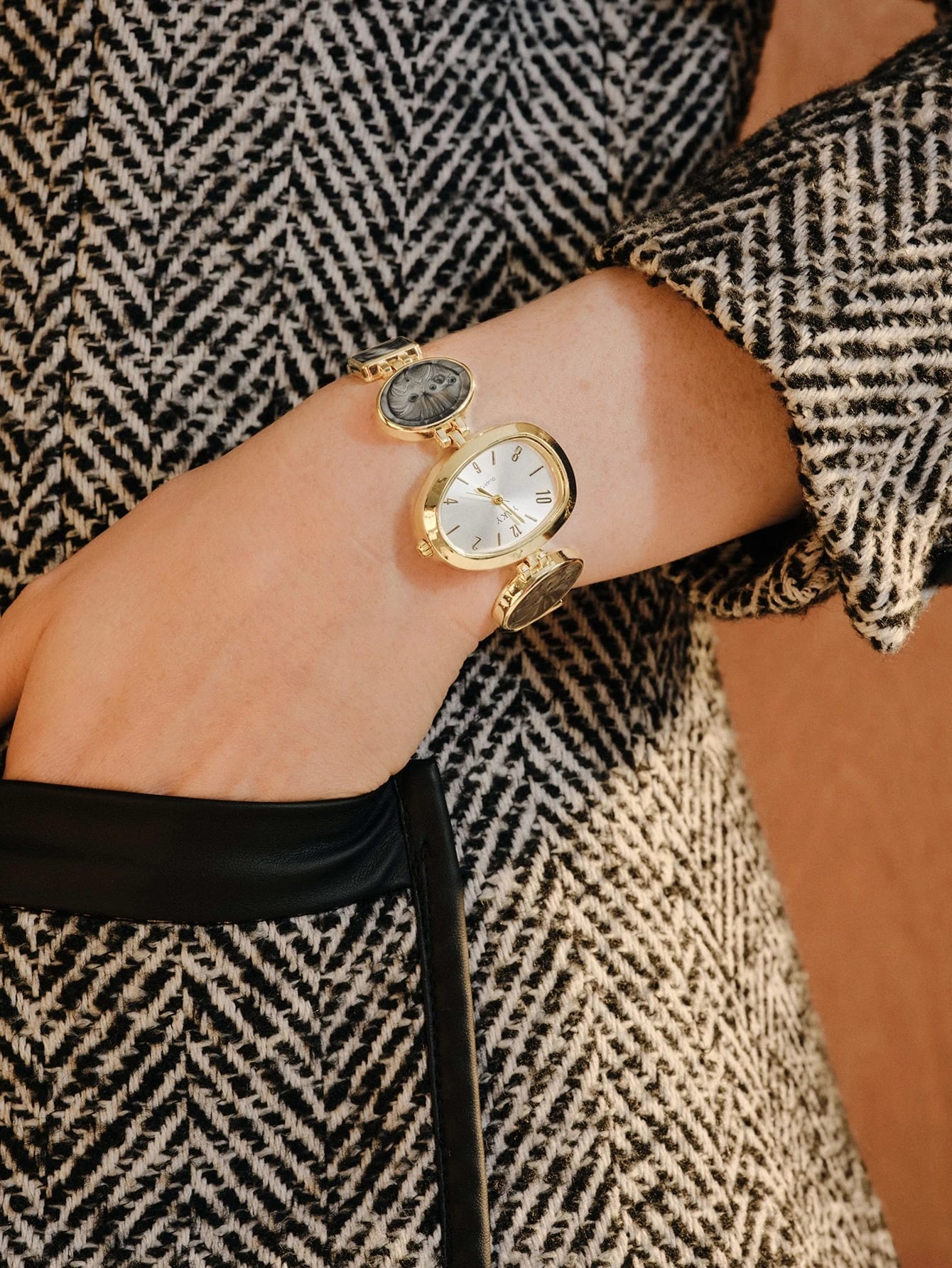 Opalesca Montre-bracelet de luxe pour femme en quartz, marque premium, montre analogique,