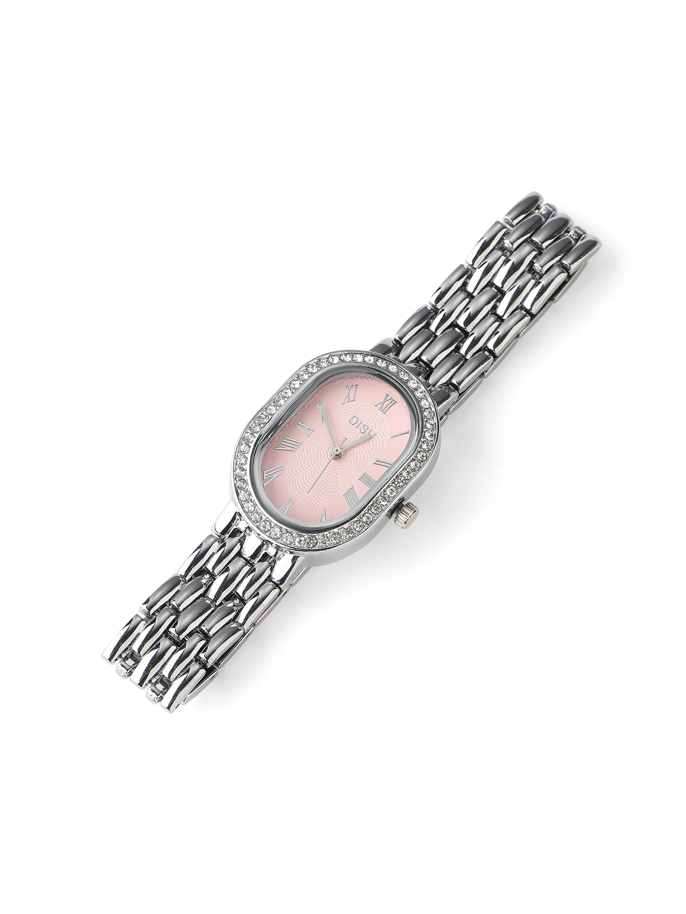 Rylithe 1 pièce Montre à quartz femme avec cadran ovale, bracelet en acier inoxydable — vue 4