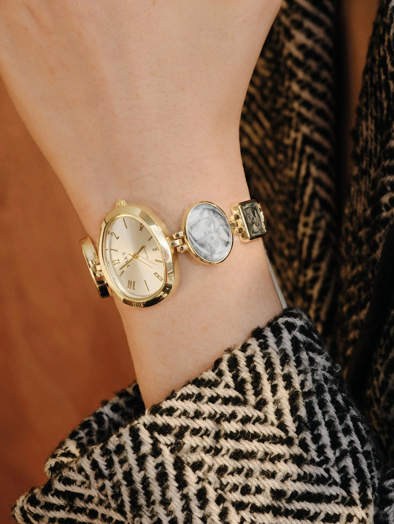 Opalesca Montre-bracelet de luxe pour femme en quartz, marque premium, montre analogique, — vue 3