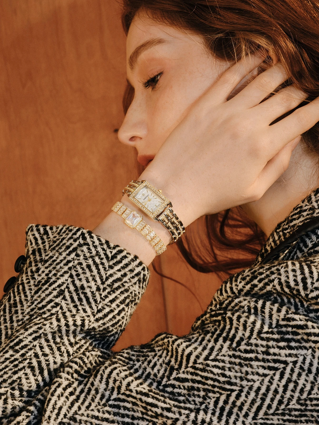 Opalesca 1 pièce Montre-bracelet en diamant de mode élégante et luxueuse pour femme, — vue 3