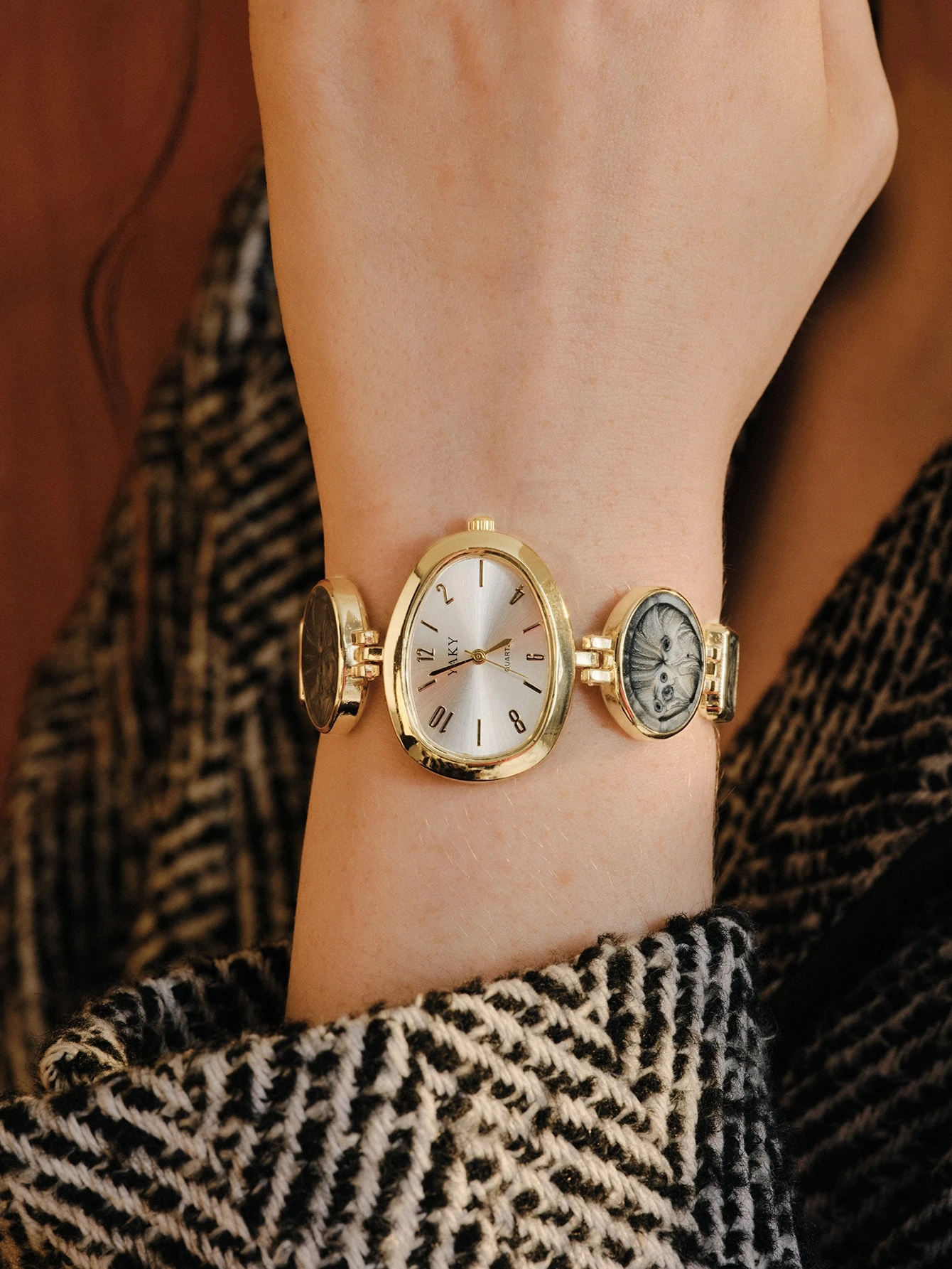 Opalesca Montre-bracelet de luxe pour femme en quartz, marque premium, montre analogique, — vue 5