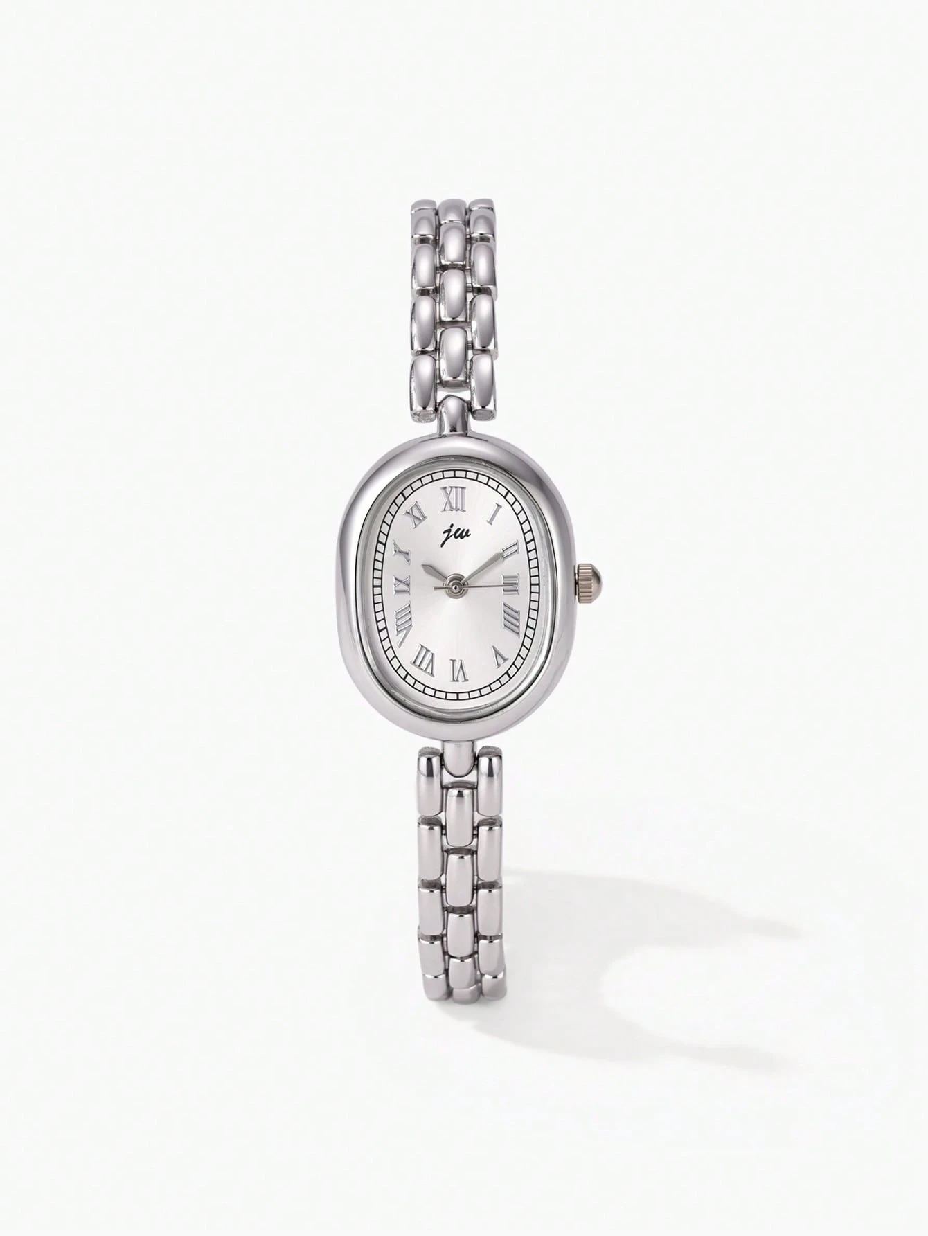 Vandermere 1 pièce Montre-bracelet en alliage doré pour femme, cadran ovale, aiguilles — vue 2