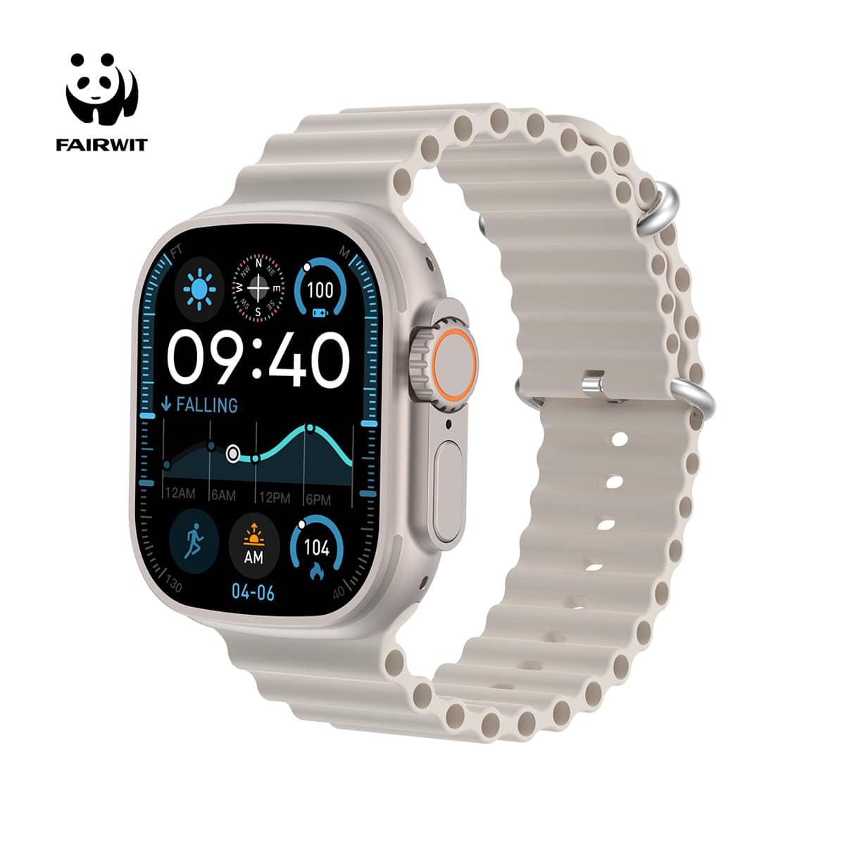 Montre intelligente à commande vocale IA - Assistant IA multifonctionnel + Santé . — vue 12