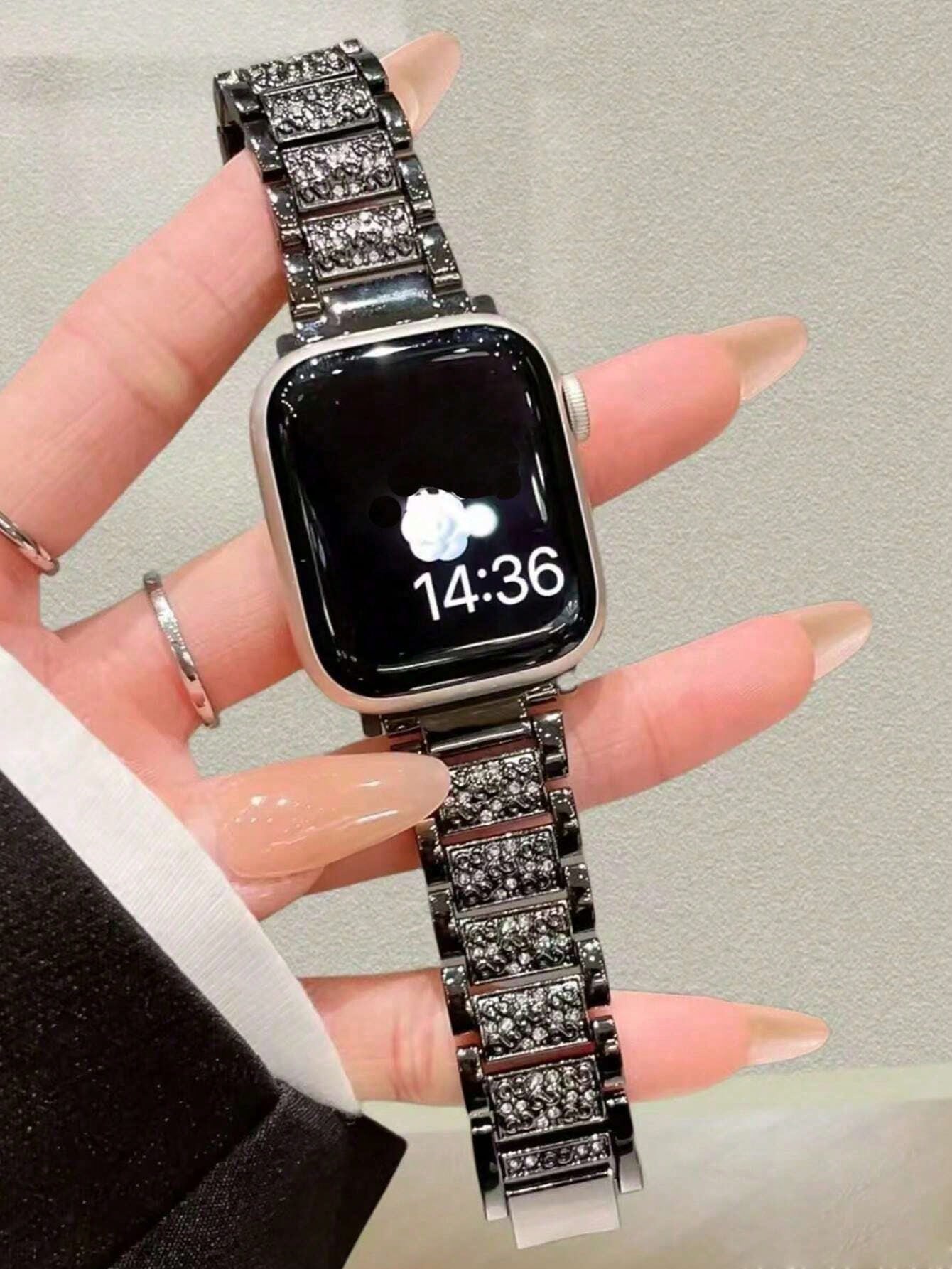 Bracelet compatible, disponible en tailles 38 mm, 40 mm, 41 mm, 42 mm, 44 mm, 45 mm, 49 — vue 4