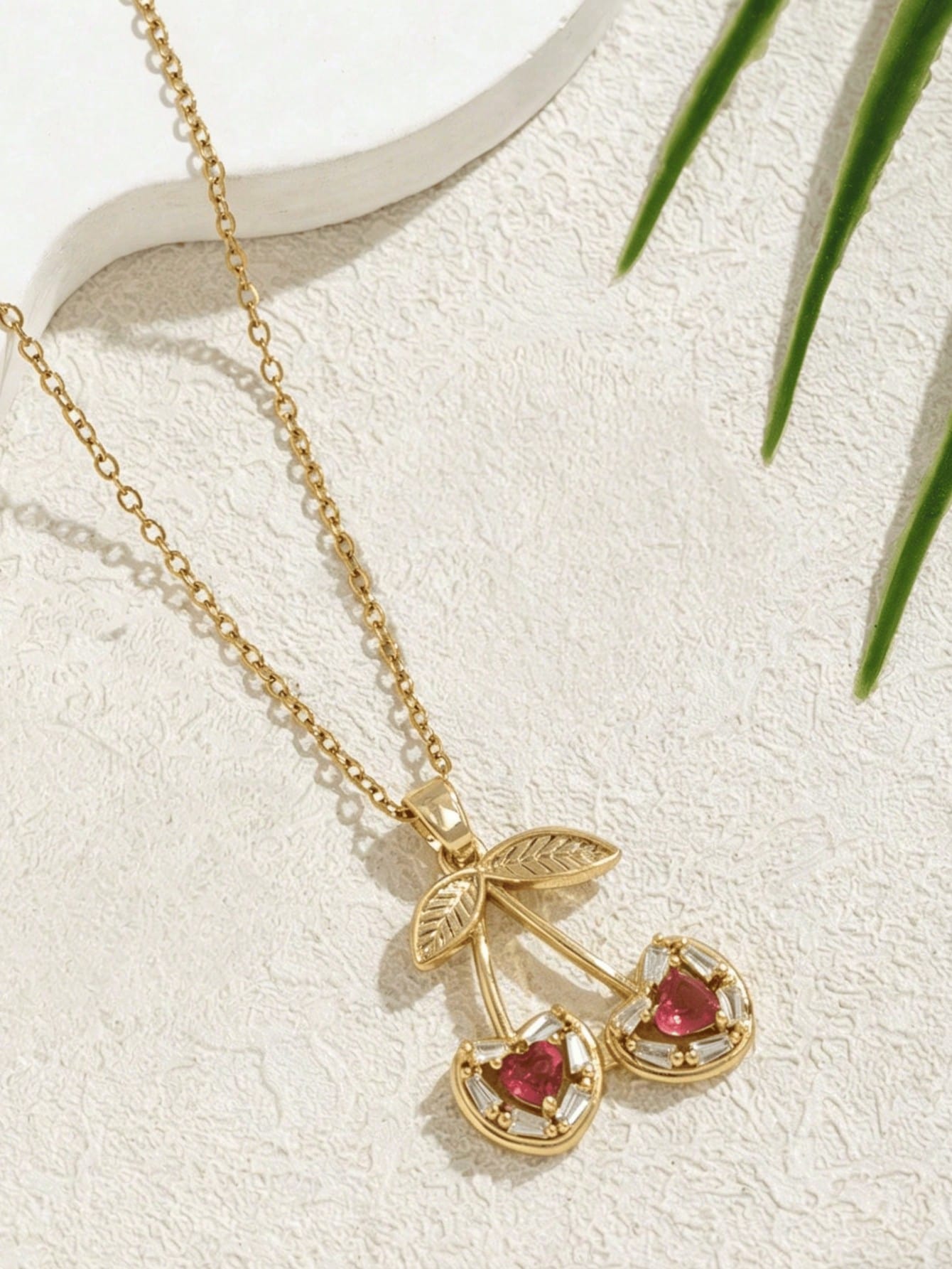 1 Set Collier et Boucles d'Oreilles en Acier Inoxydable avec Chaîne, Pendentif Goutte — vue 15