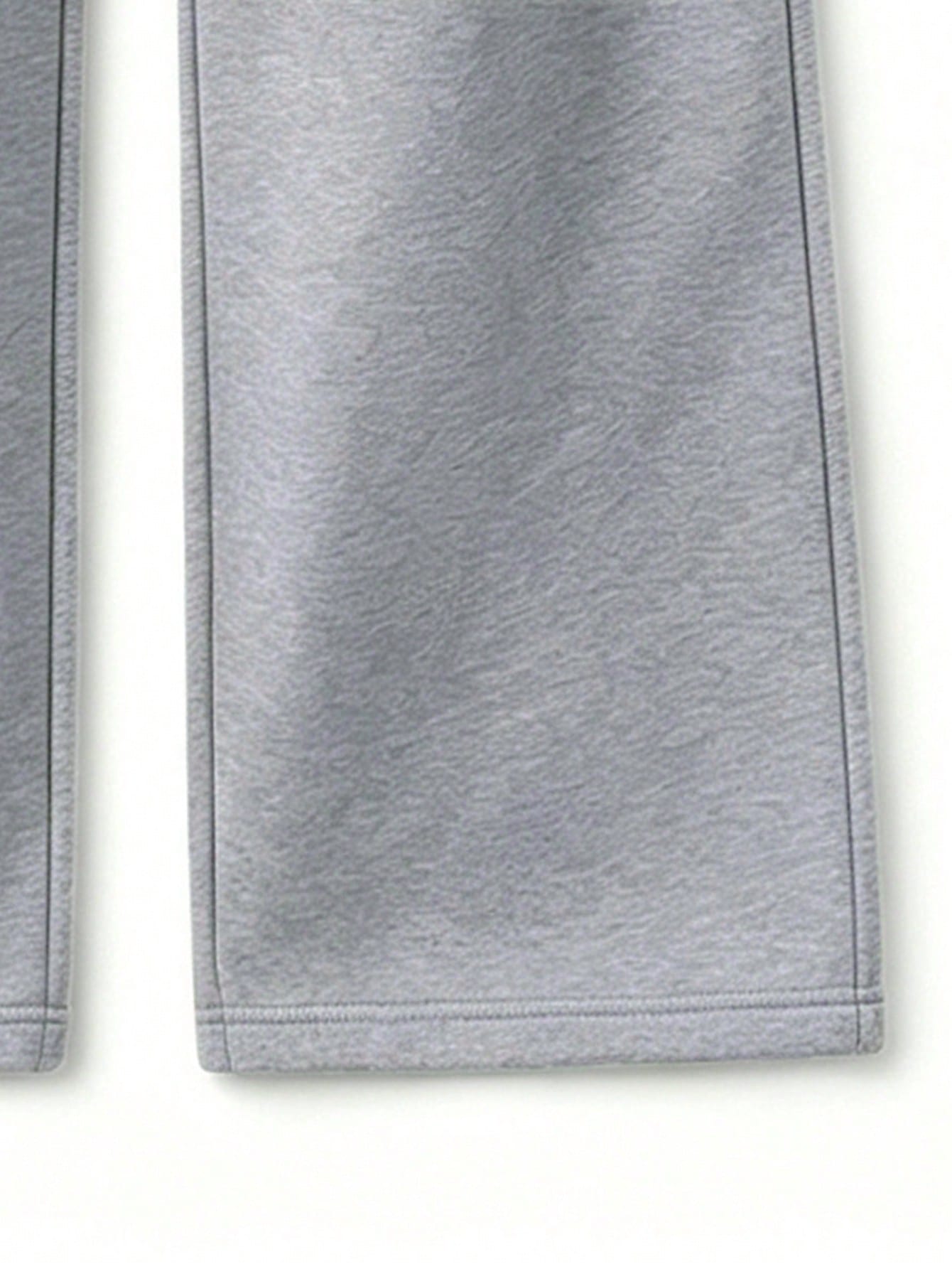Ensemble 2 pièces sweat-shirt à demi-zip et pantalon large pour jeunes femmes et filles, — vue 11