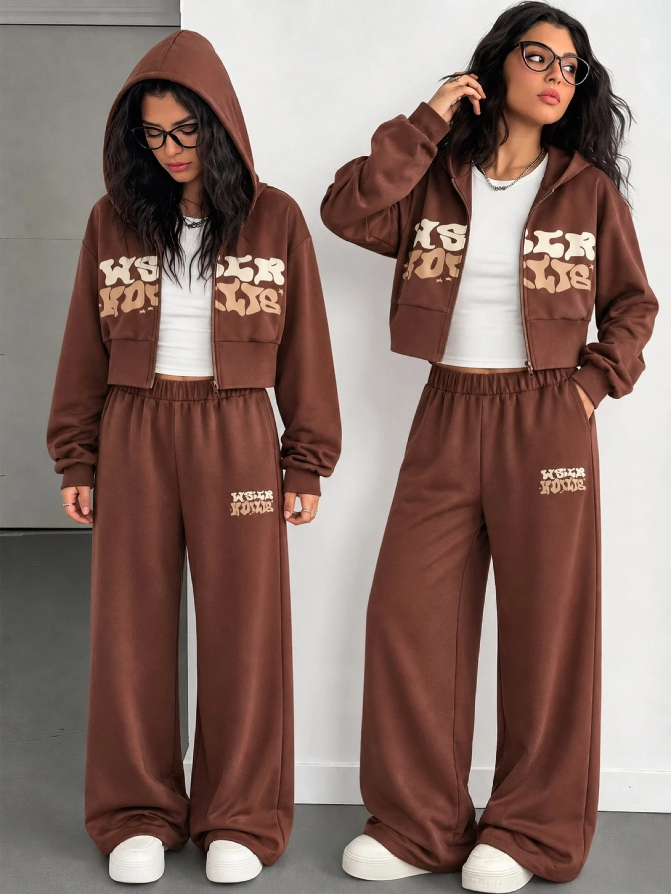 Ensemble 3 pièces pour adolescent, style décontracté streetwear, mignon et