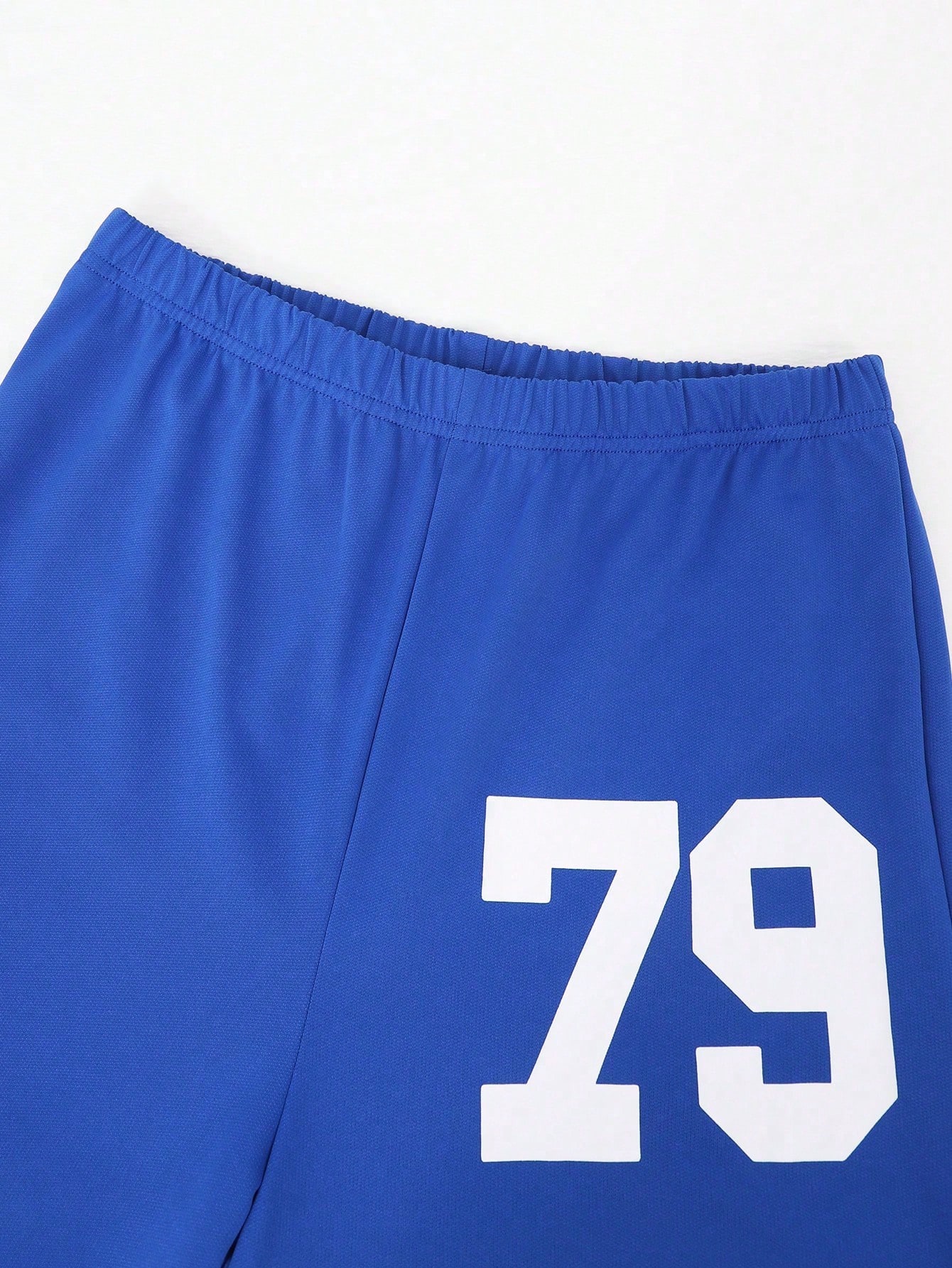 Ensemble 2 pièces/set streetwear pour adolescentes, top à col V manches courtes — vue 12
