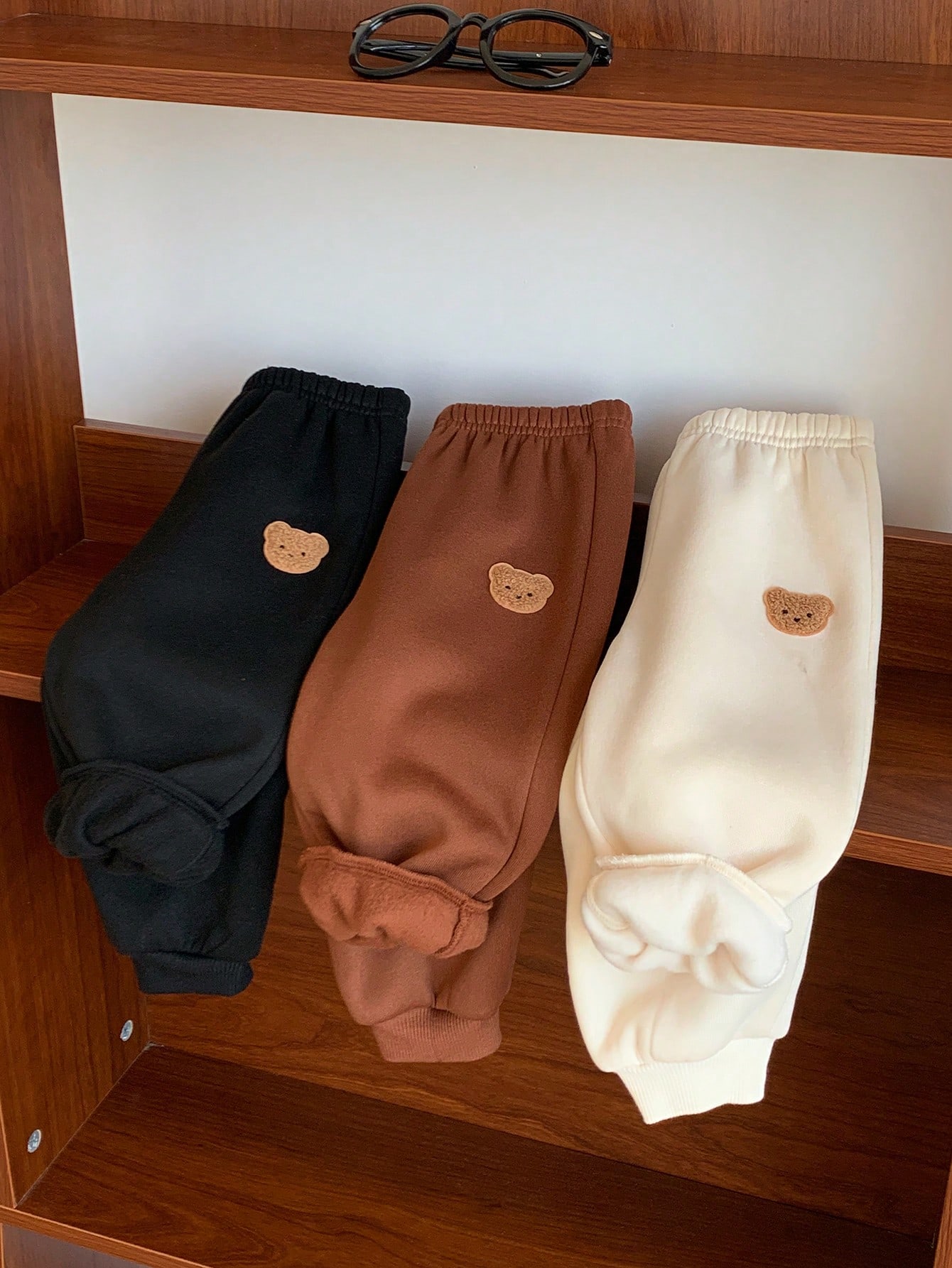 3 pièces/Ensemble Pantalons doublés de thermique pour bébé garçon/fille, Pantalons — vue 5