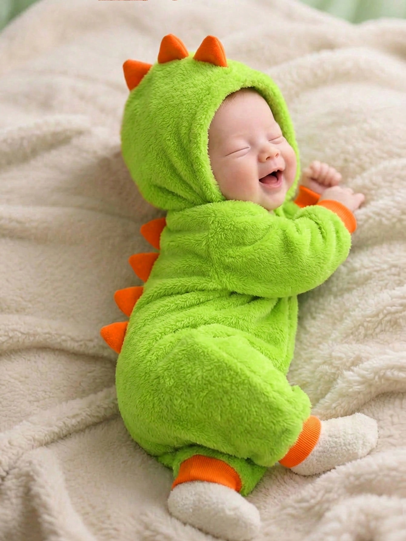Vêtements de détente pour nouveau-nés garçon et fille, en peluche, motif ours de — vue 6