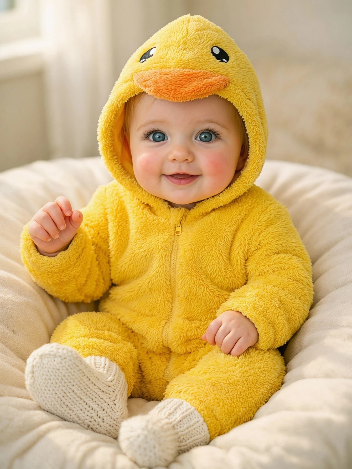 Vêtements de détente pour nouveau-nés garçon et fille, en peluche, motif ours de — vue 12