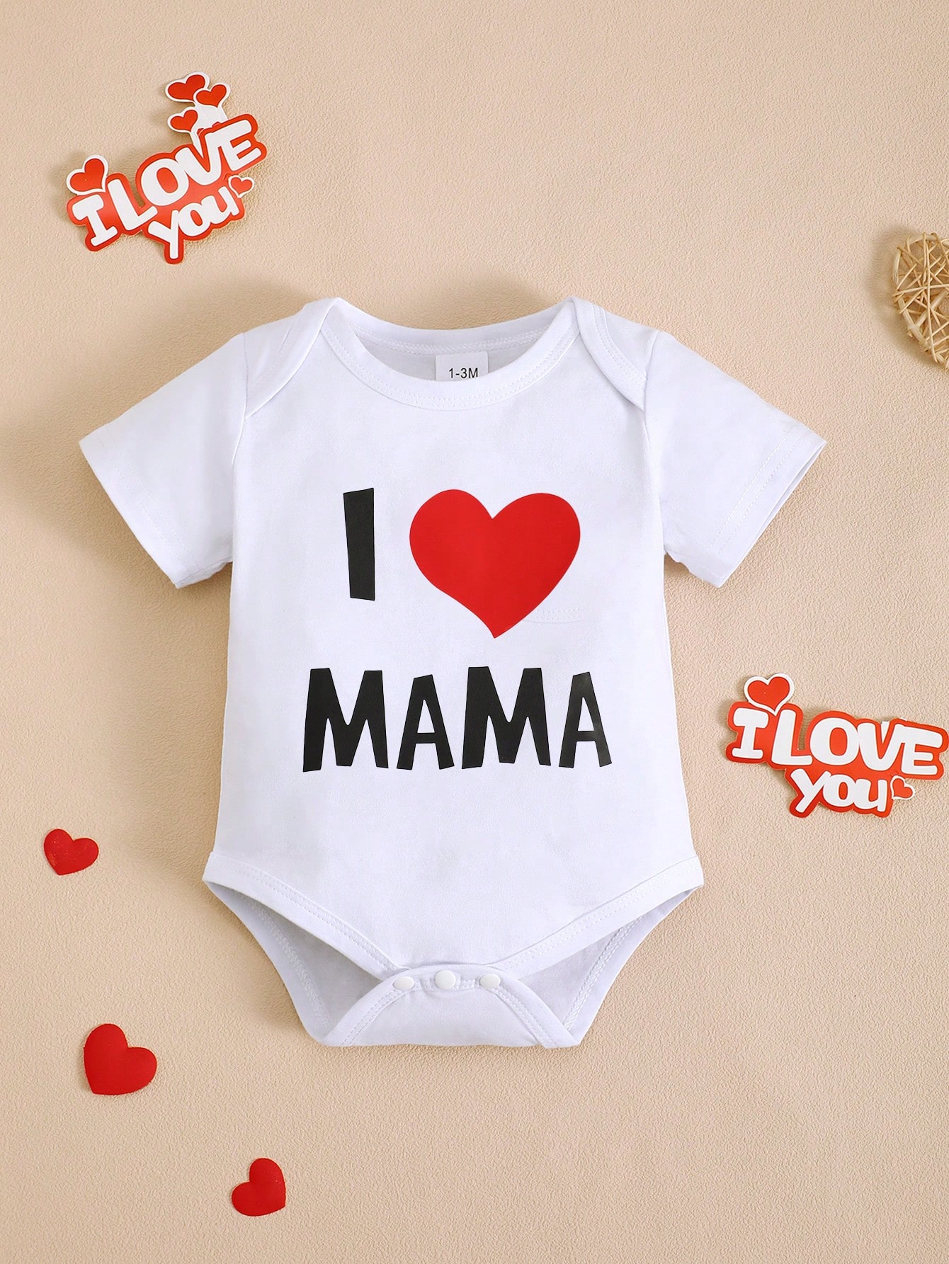 BrownBark 2 pièces Body bébé garçon et fille nouveau-né en coton doux avec imprimé — vue 6