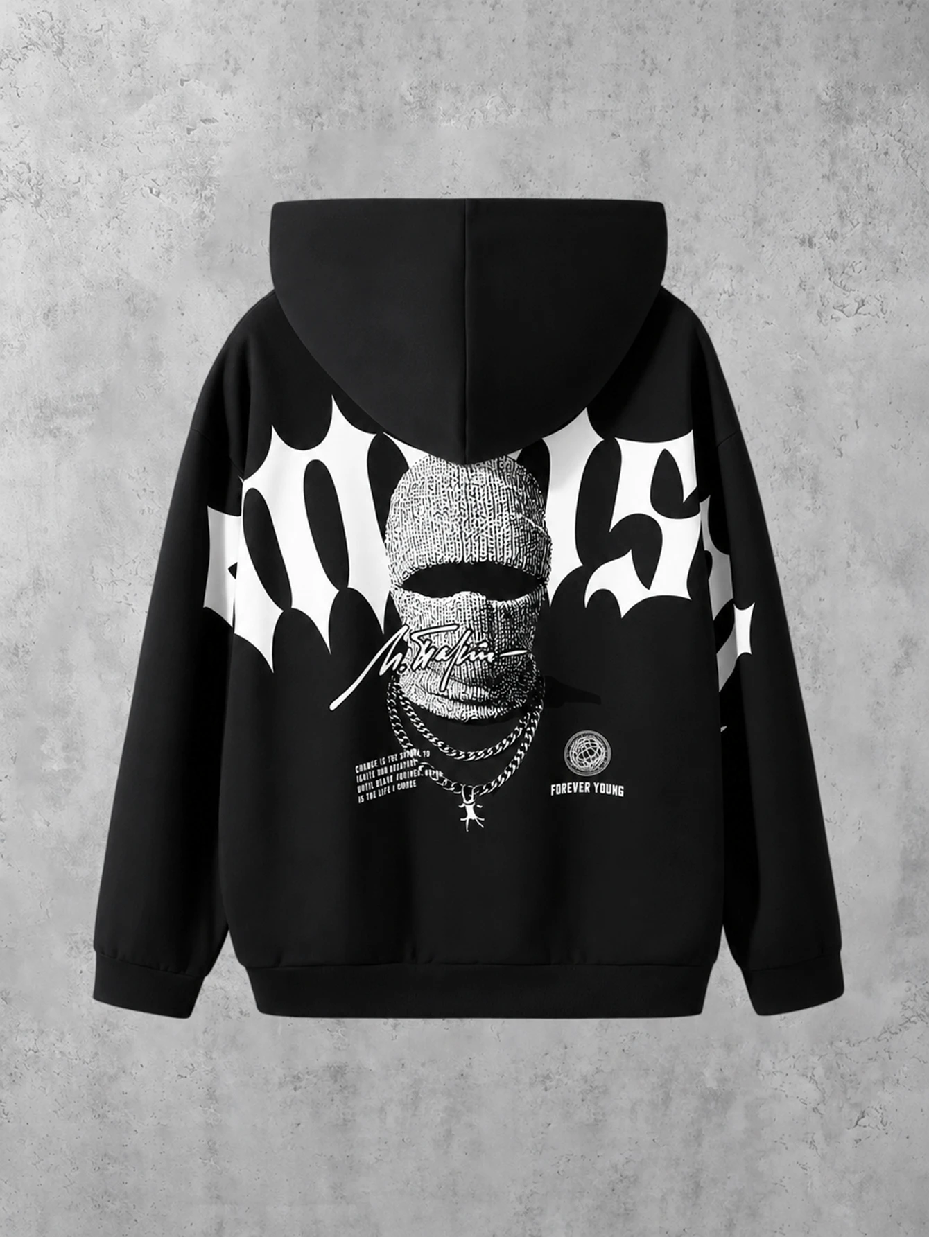 Sweat-shirt-shirt ample et confortable à manches longues, style streetwear Y2K avec — vue 5