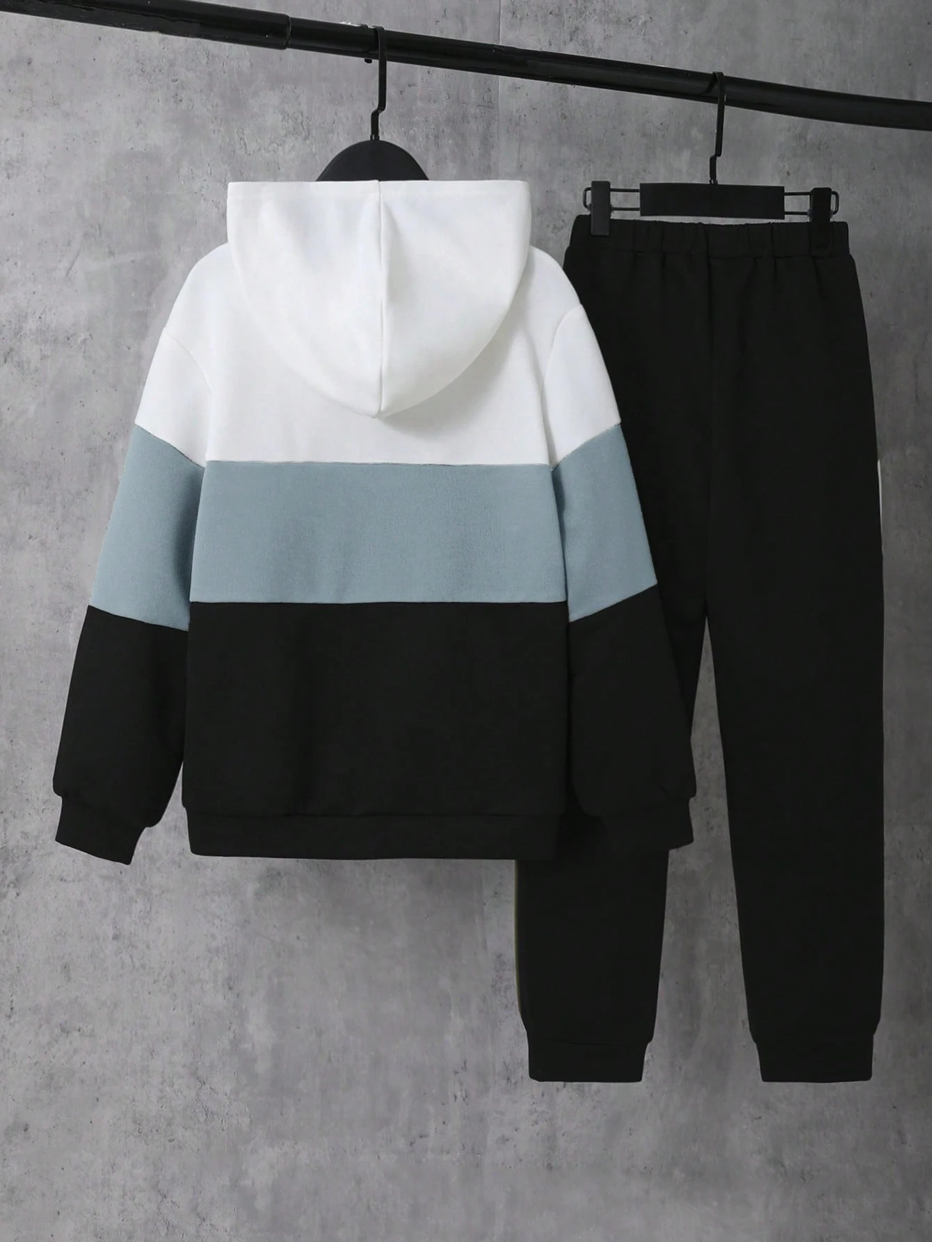 Ensemble 2 pièces pour enfants/préadolescents garçons, Sweat-shirt-shirt à capuche — vue 10