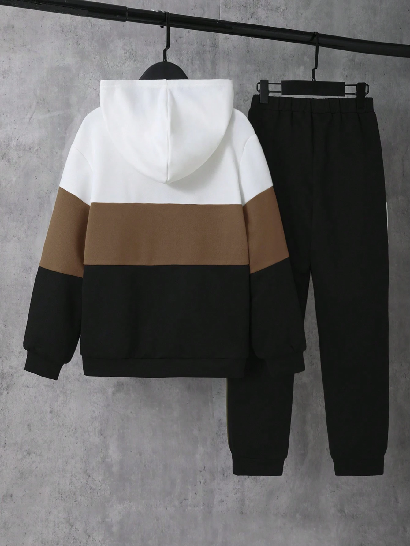 Ensemble 2 pièces pour enfants/préadolescents garçons, Sweat-shirt-shirt à capuche — vue 11