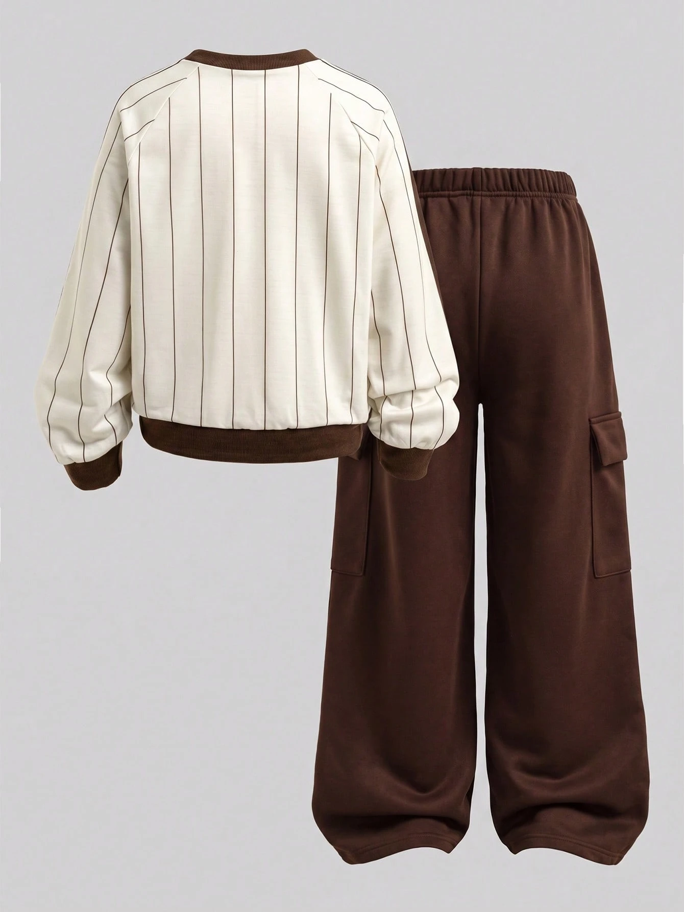 Sparklyn Tenues d'automne pour filles préadolescentes Hauts d'automne 2 pièces/set — vue 4