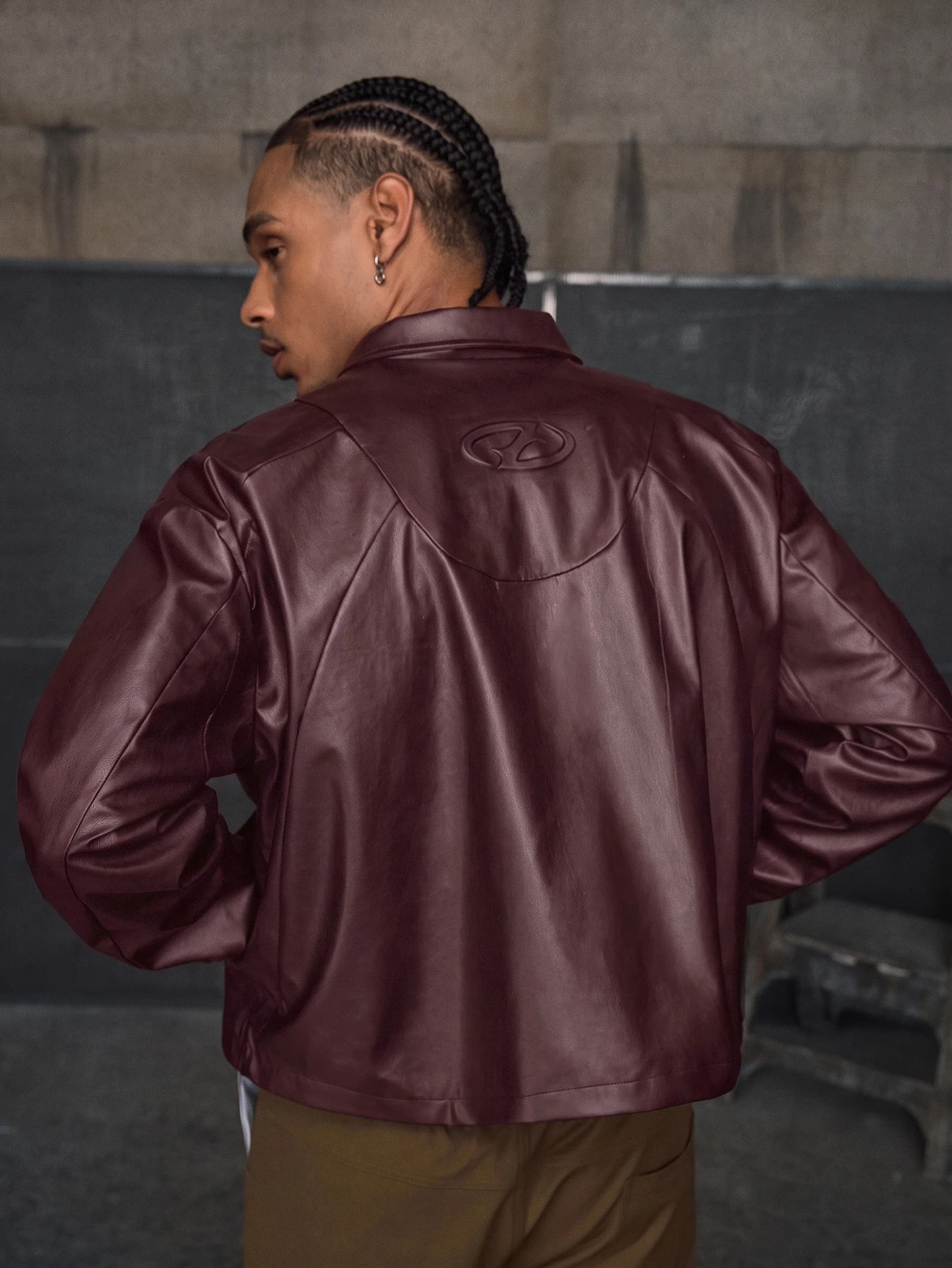 CalleClaro Veste pour homme à col rabattu et manches longues, mode automne — vue 6