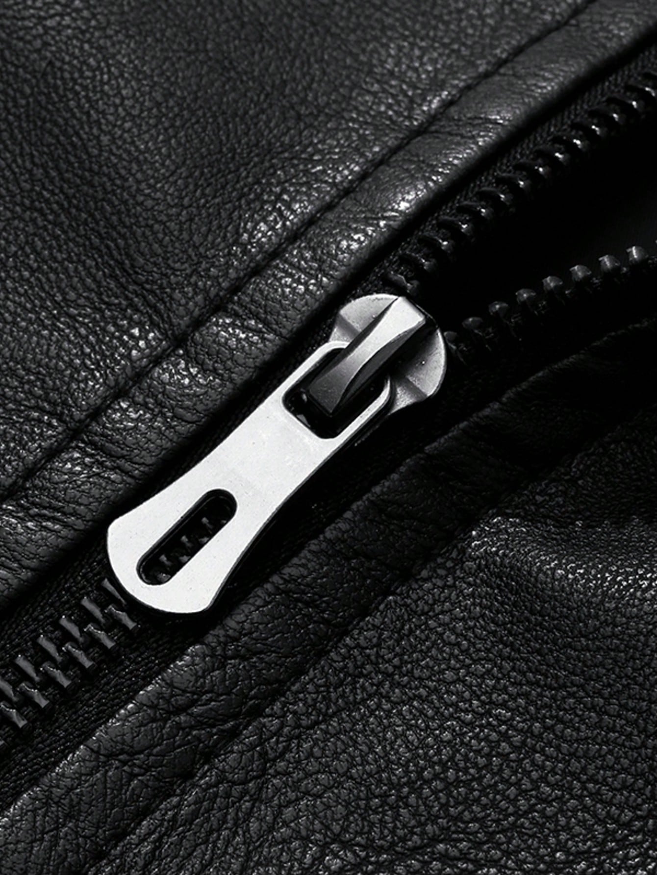 Veste en cuir PU pour homme, style européen & américain, nouvelle collection automne, — vue 8