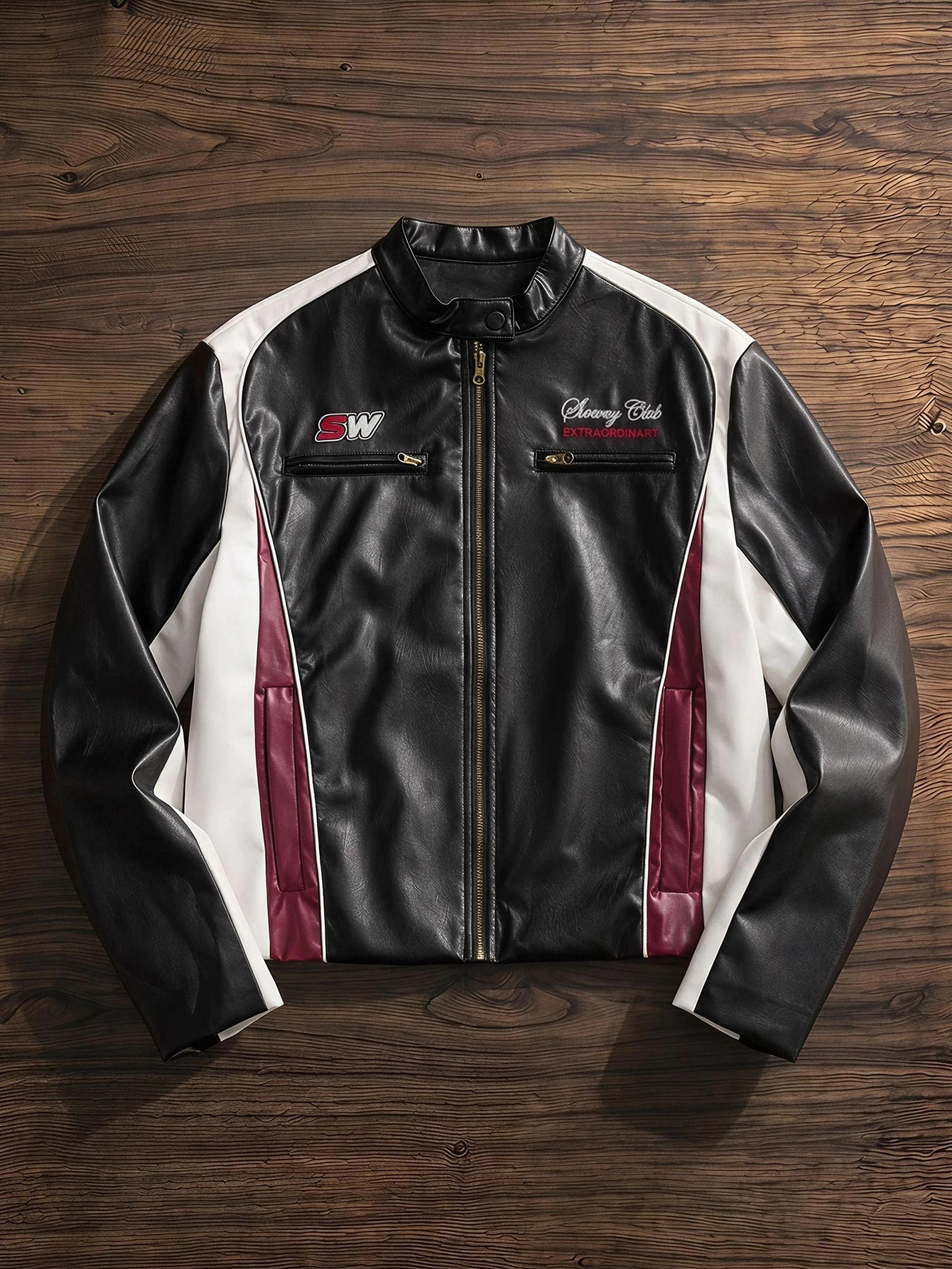 SWAVVY Veste vintage de mode automne pour hommes — vue 5