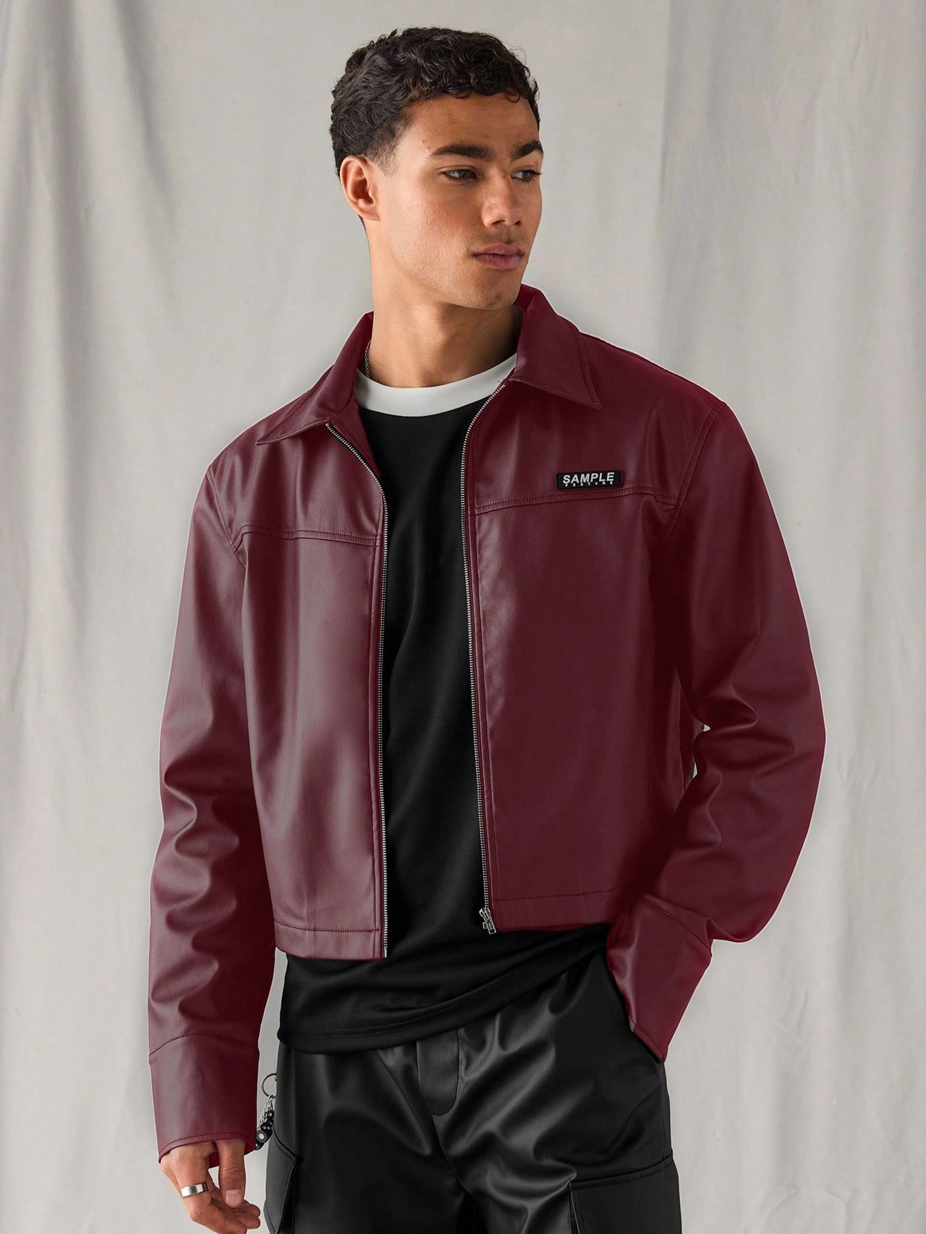 SWAVVY Veste vintage de mode automne pour hommes — vue 10