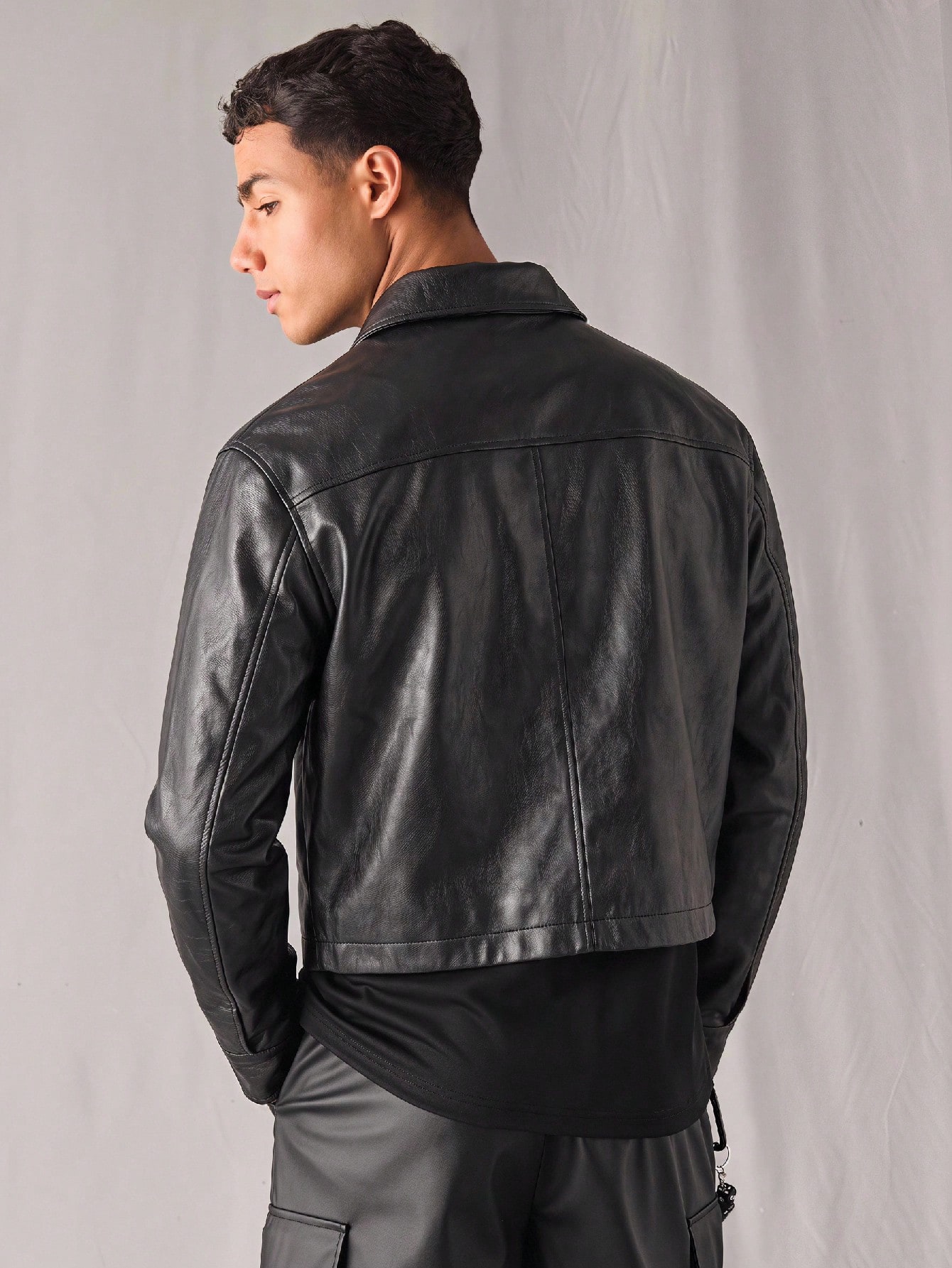 SWAVVY Veste vintage de mode automne pour hommes — vue 9