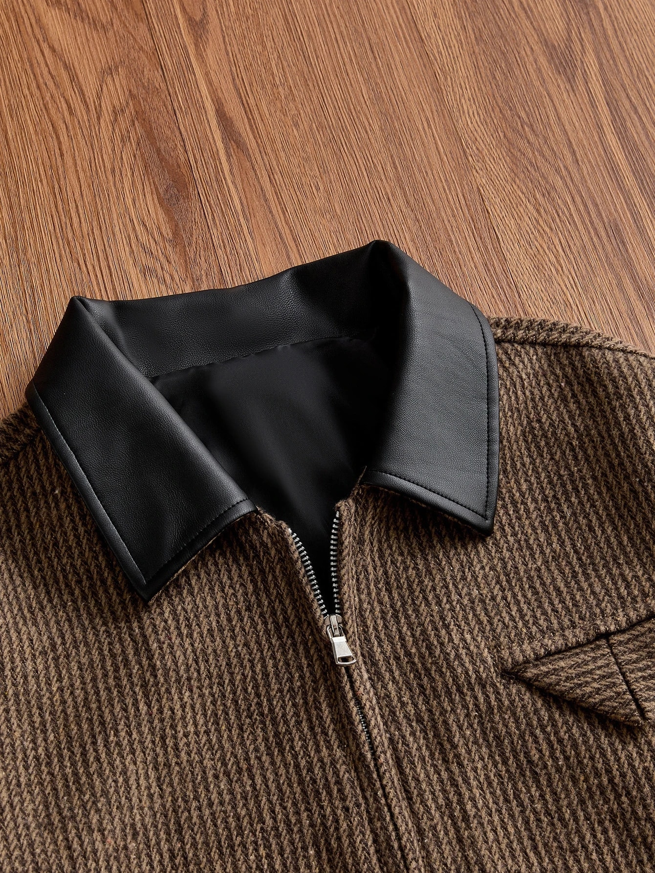 SWAVVY Veste vintage de mode automne pour hommes — vue 11