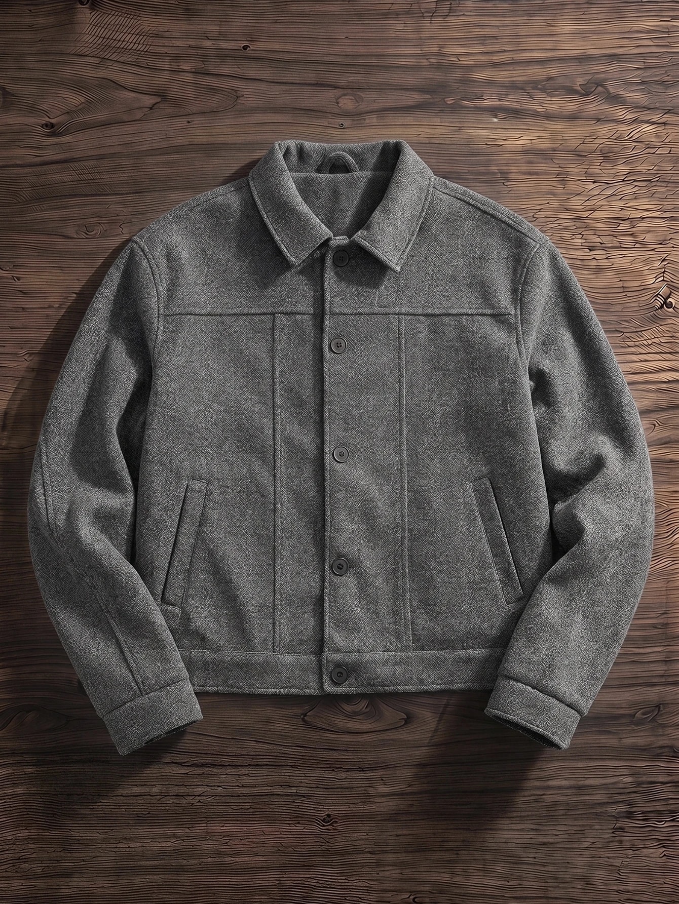 SWAVVY Veste vintage de mode automne pour hommes — vue 7
