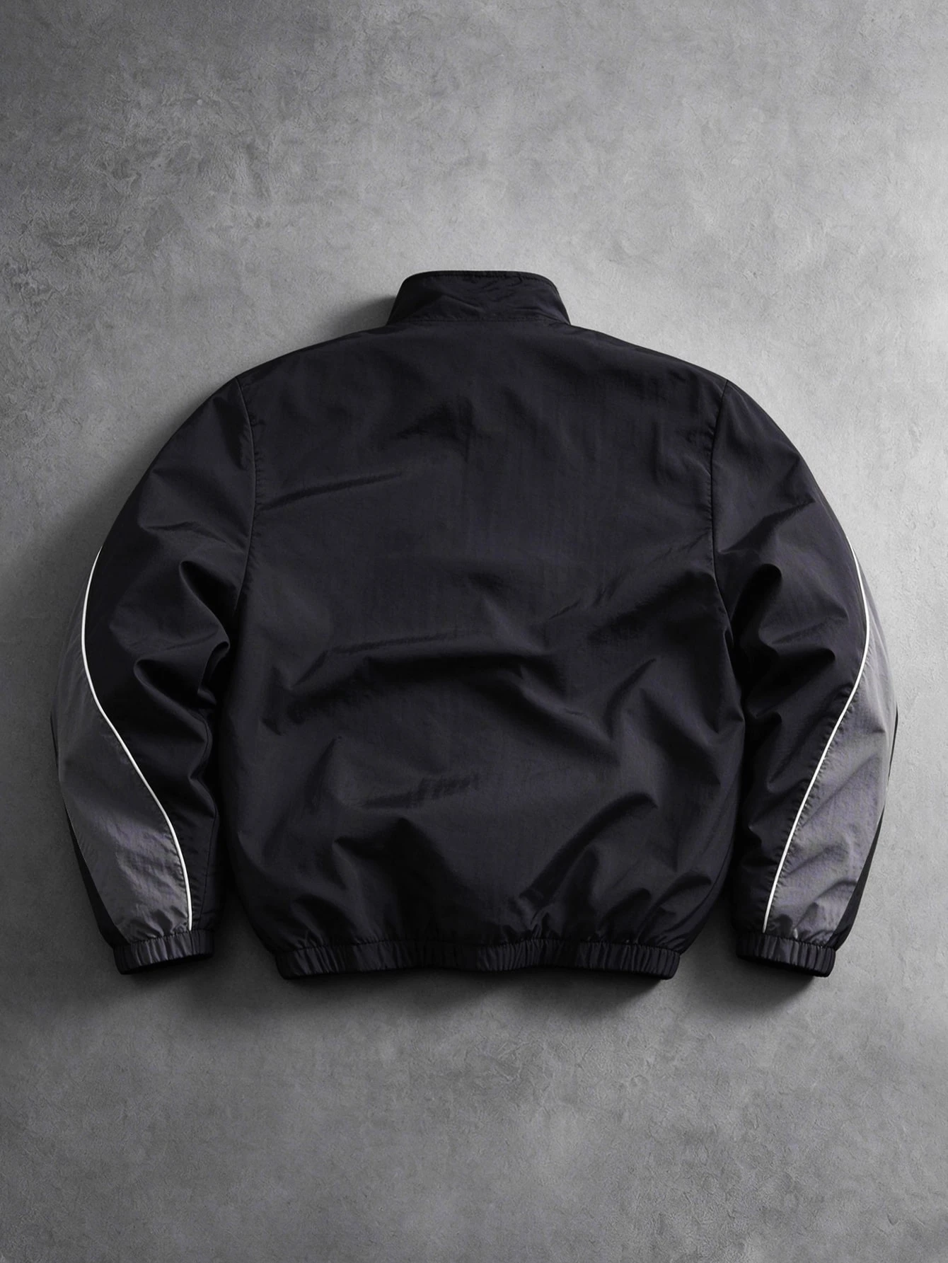Manfinity Roghcode Veste de sport décontractée imprimée blanche pour hommes, tissu PU, — vue 12