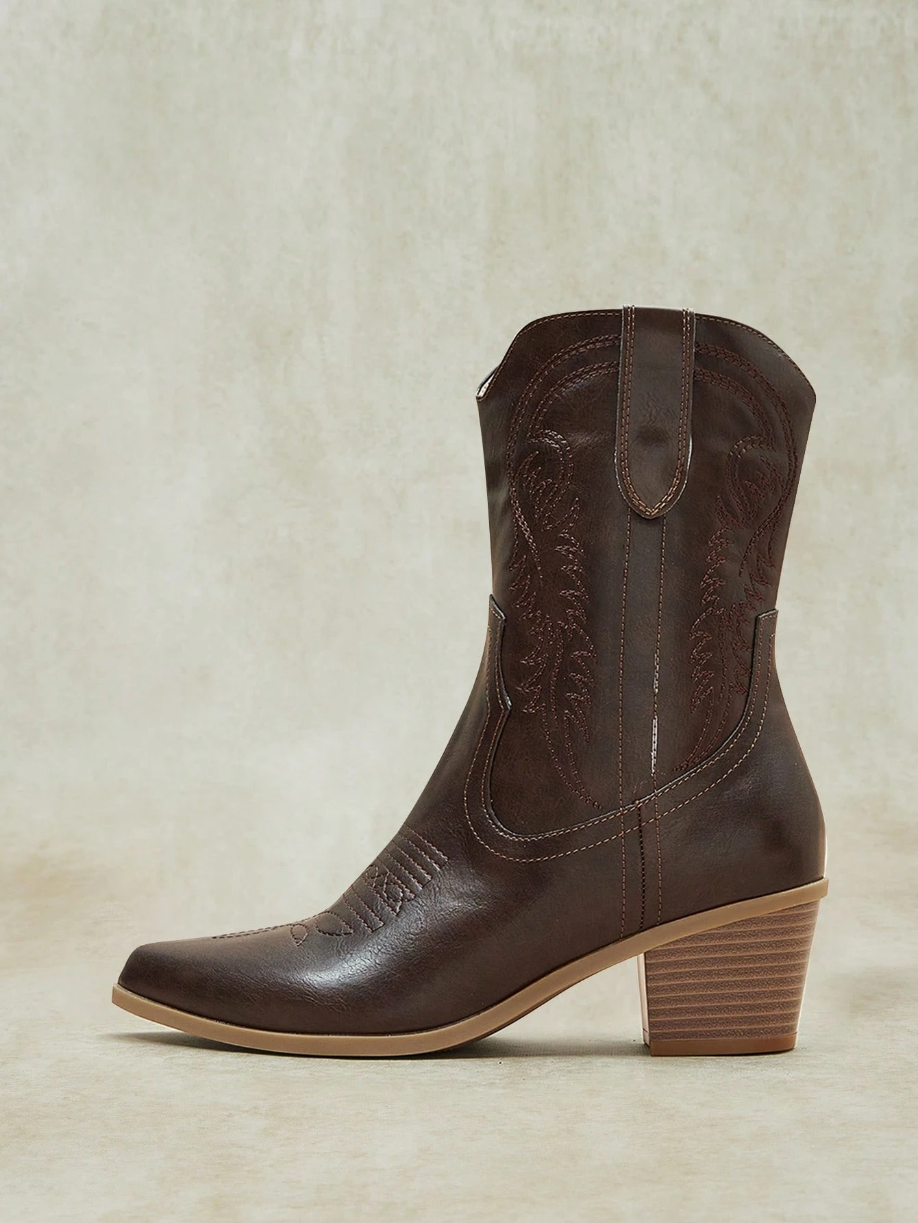 Styleloop Bottines pour femmes, convenant pour le style BOHO, rétro américain, bohème, — vue 4