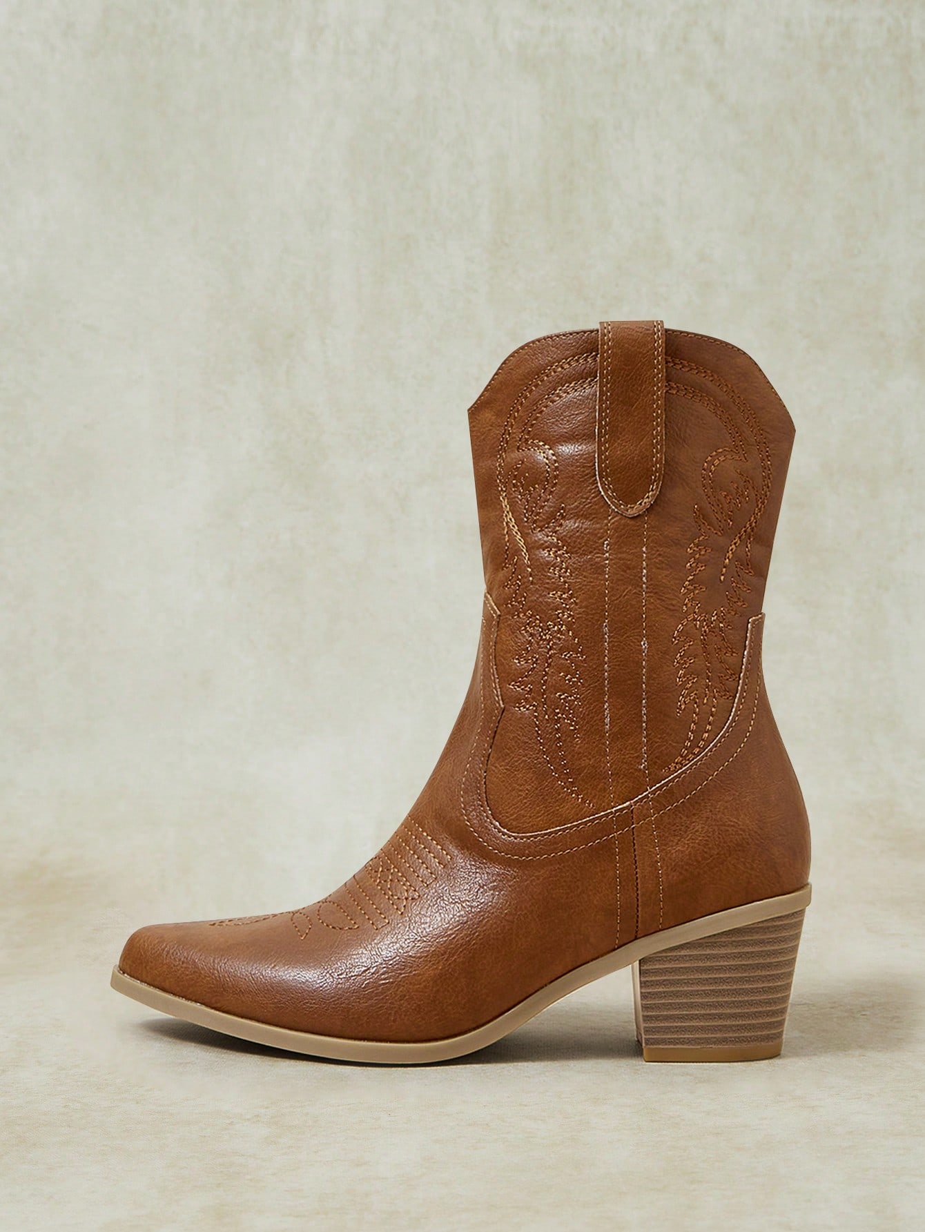 Styleloop Bottines pour femmes, convenant pour le style BOHO, rétro américain, bohème, — vue 3